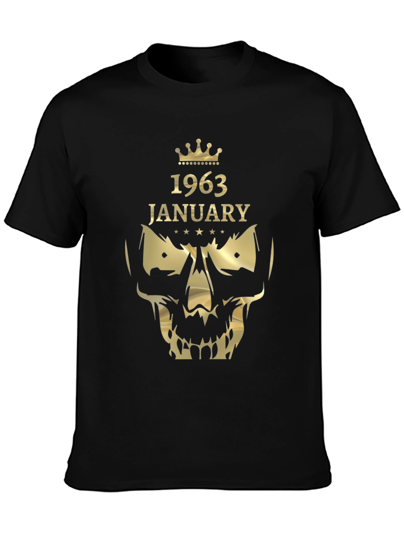 1963 January Skull Graphic T-Shirt