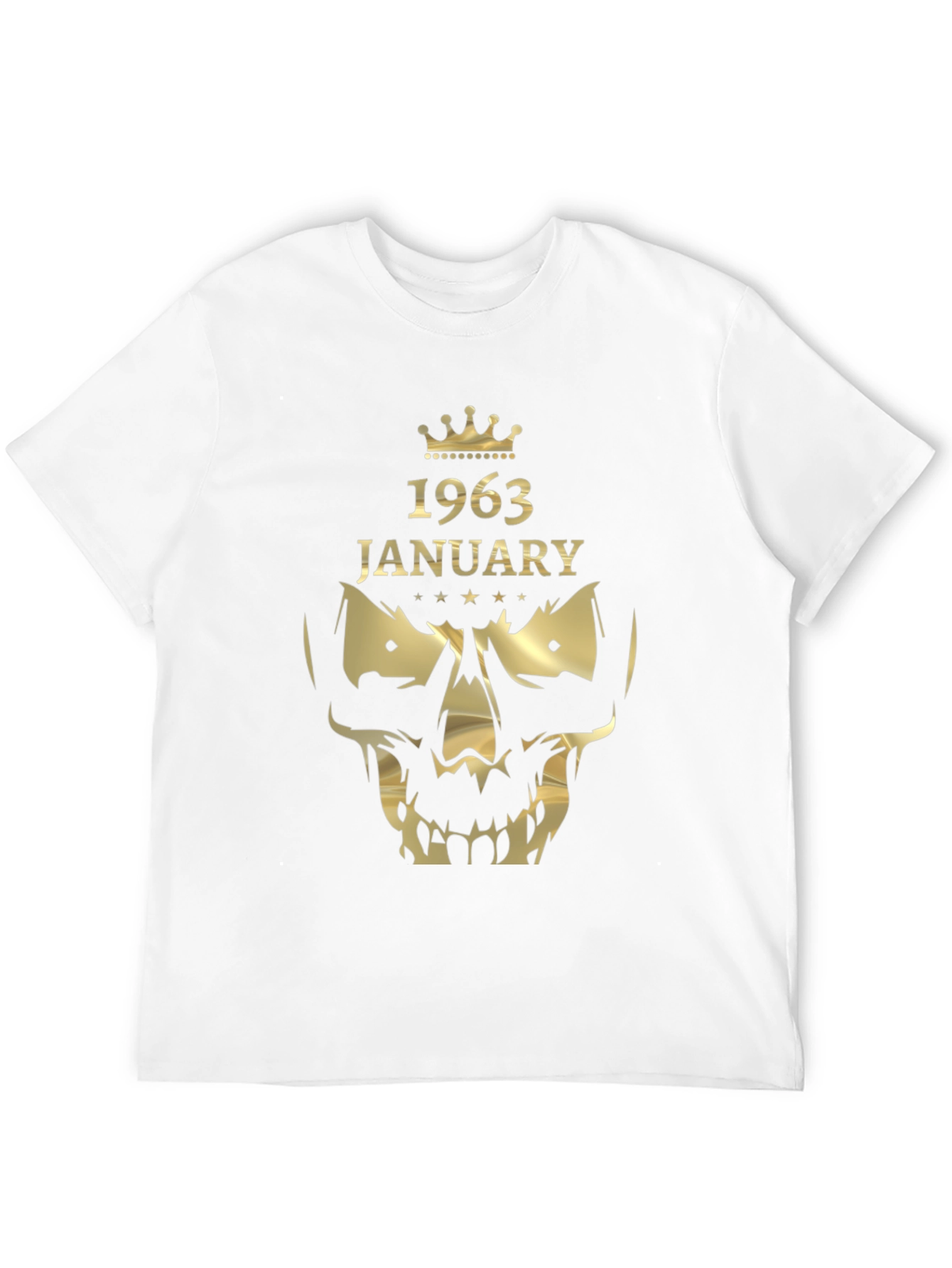 1963 January Skull Graphic T-Shirt