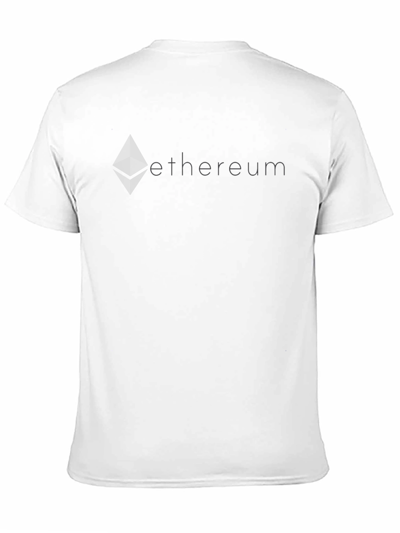 Ethereum Crypto T-Shirt - Black Cotton Blend Tee