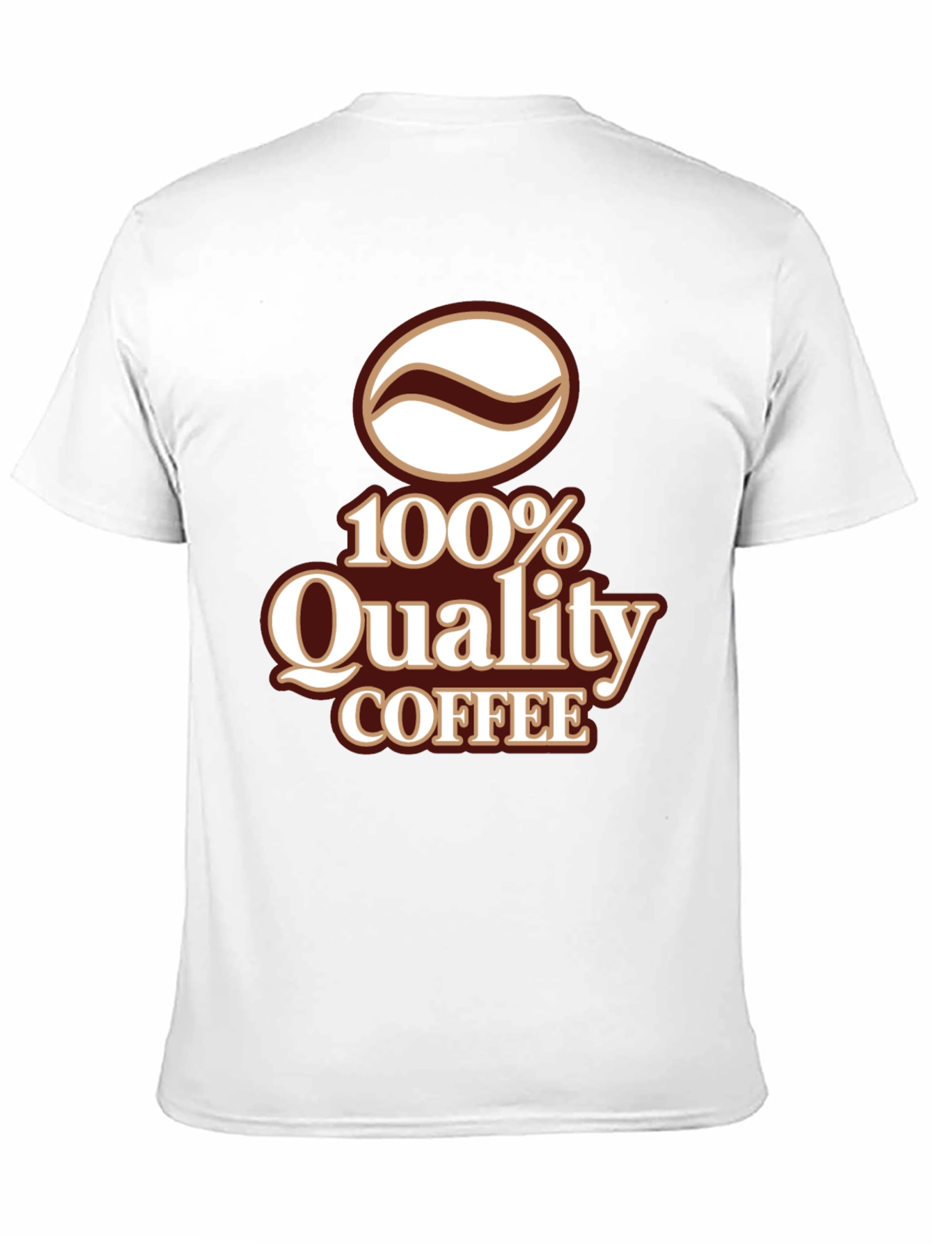 100% Quality Coffee Graphic T-Shirt - Black