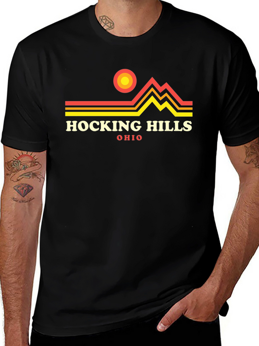 Hocking Hills Ohio Graphic Tee - Black