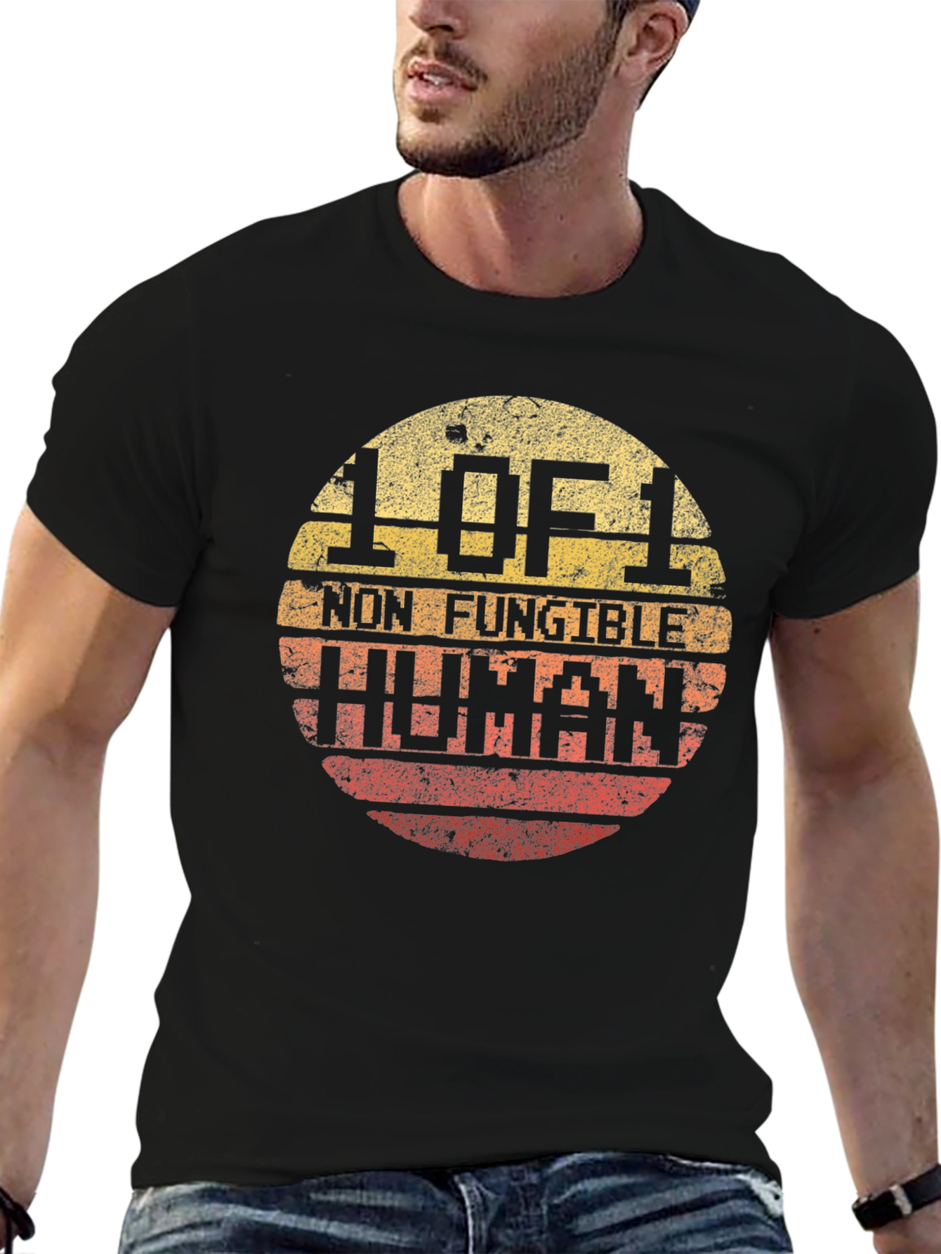 1 OF 1 Non Fungible Human Graphic T-Shirt