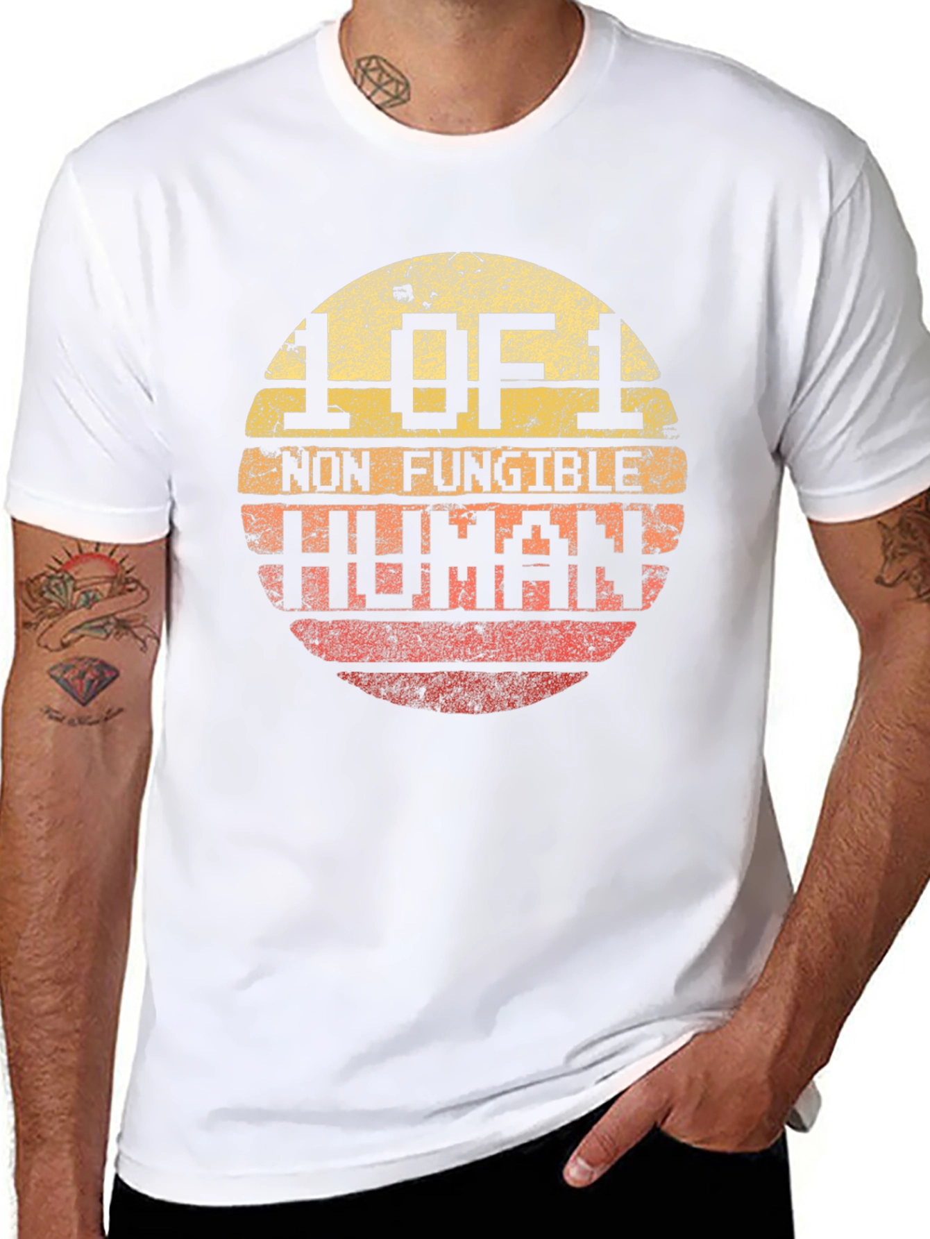 1 OF 1 Non Fungible Human Graphic T-Shirt