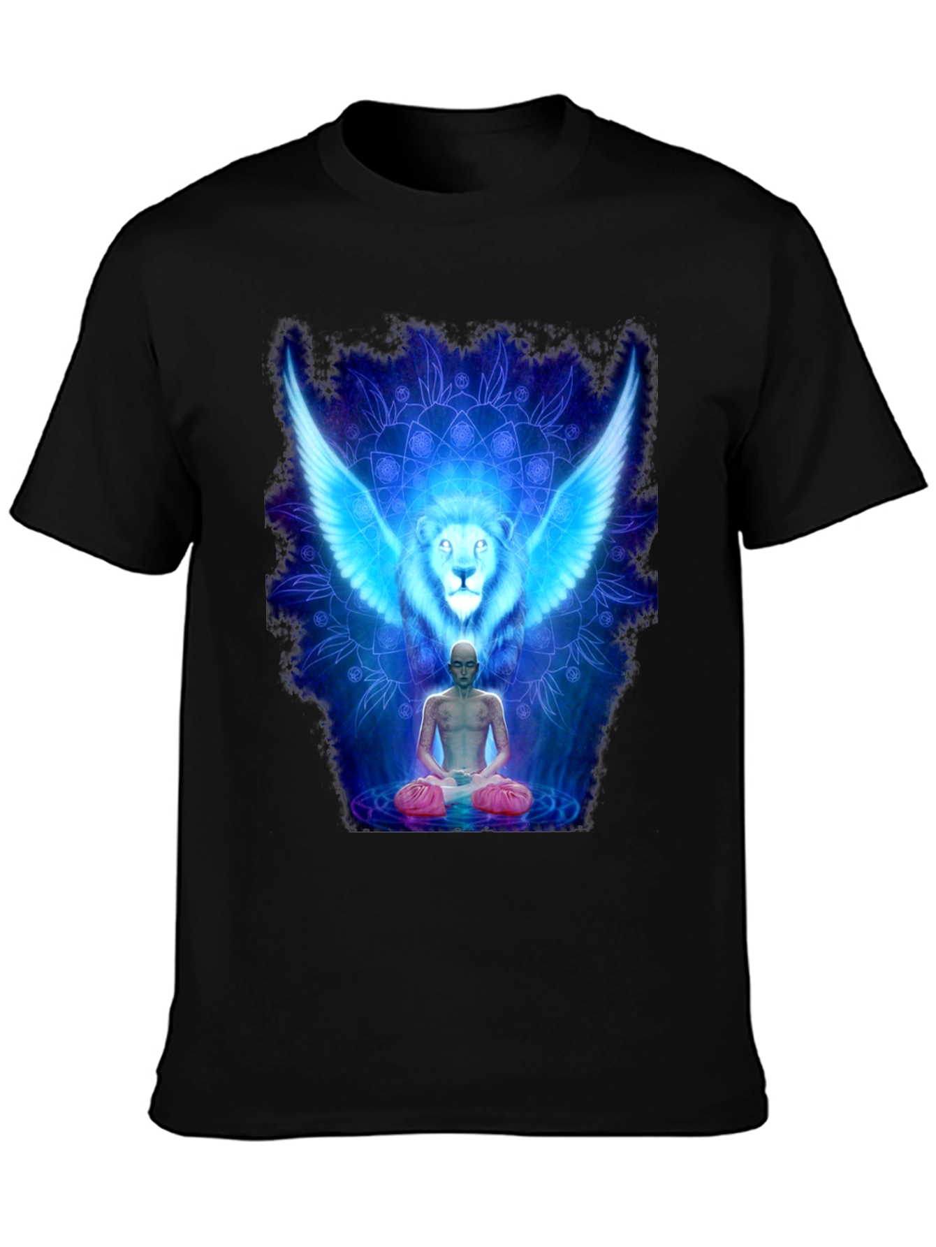 Winged Lion Meditation T-Shirt