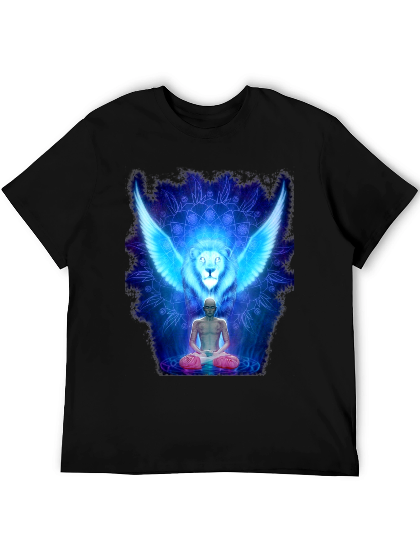 Winged Lion Meditation T-Shirt