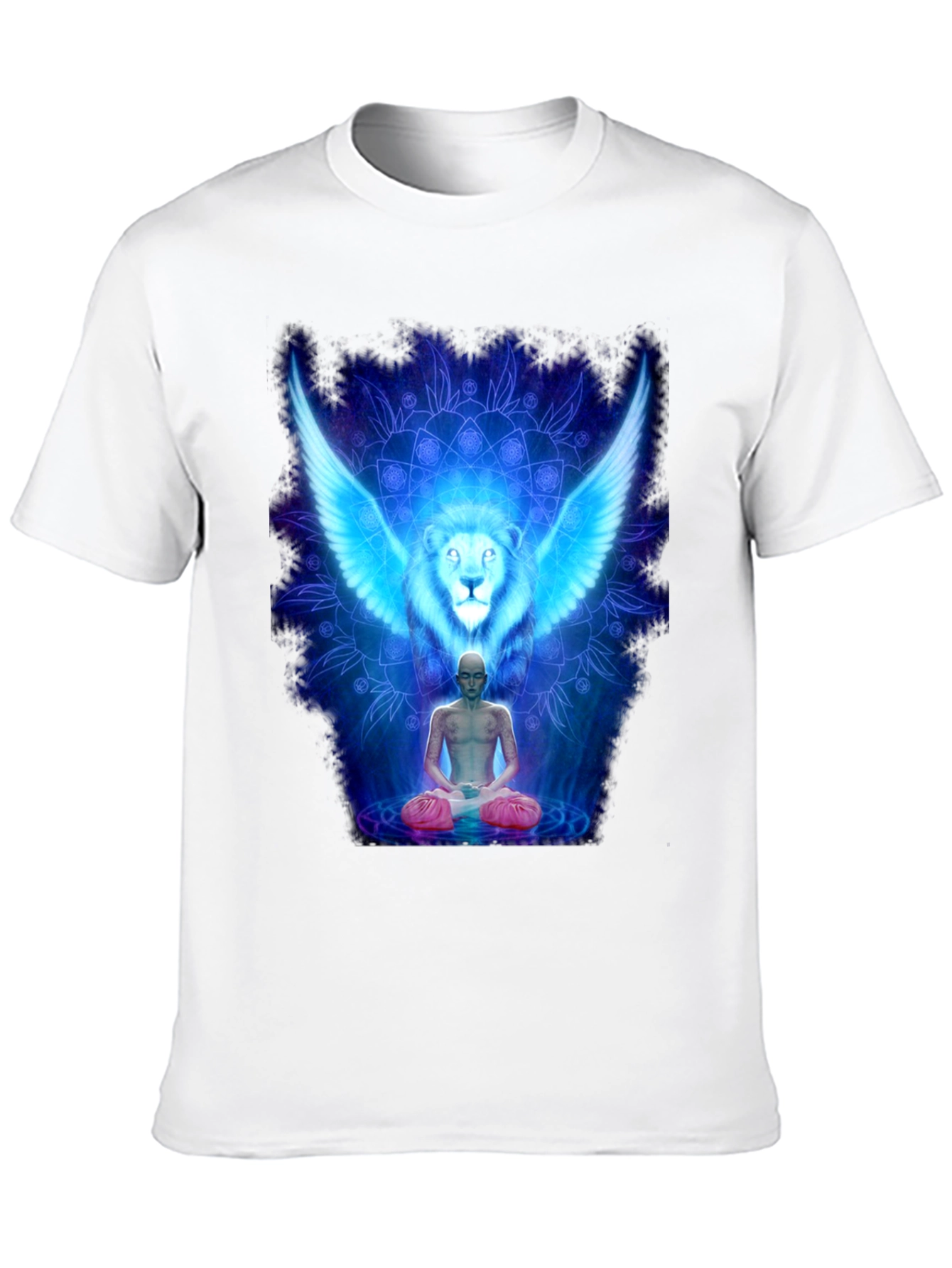 Winged Lion Meditation T-Shirt