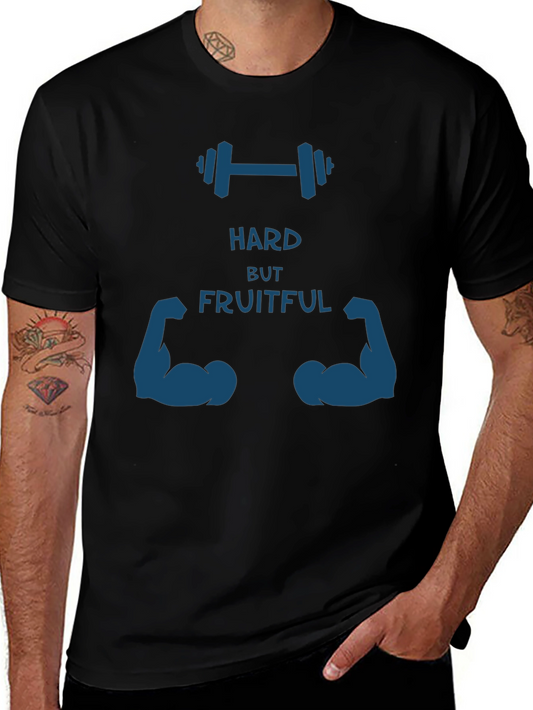 Hard but Fruitful Graphic Tee - Gym Motivation