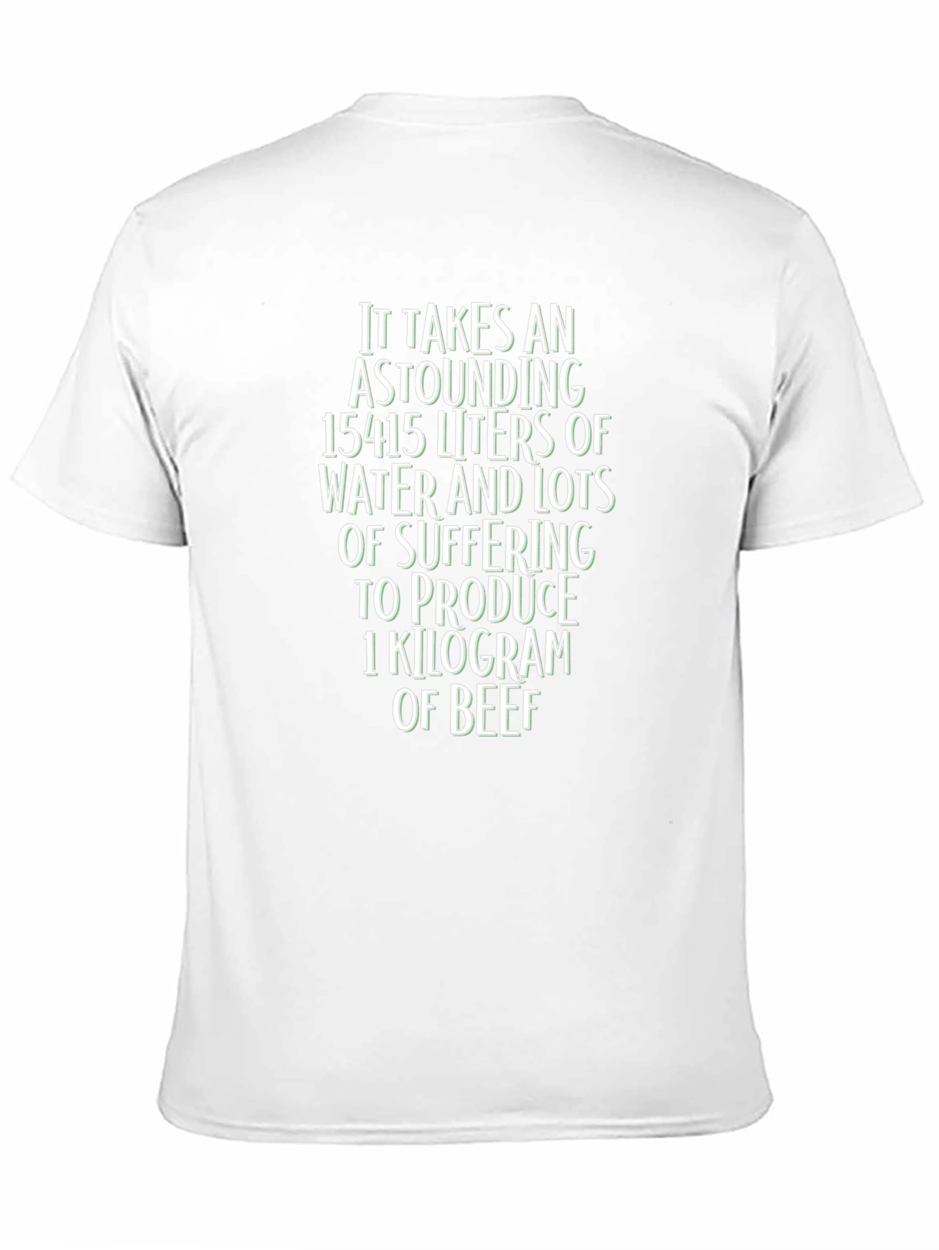 Vegan Awareness T-Shirt: Beef Production Impact