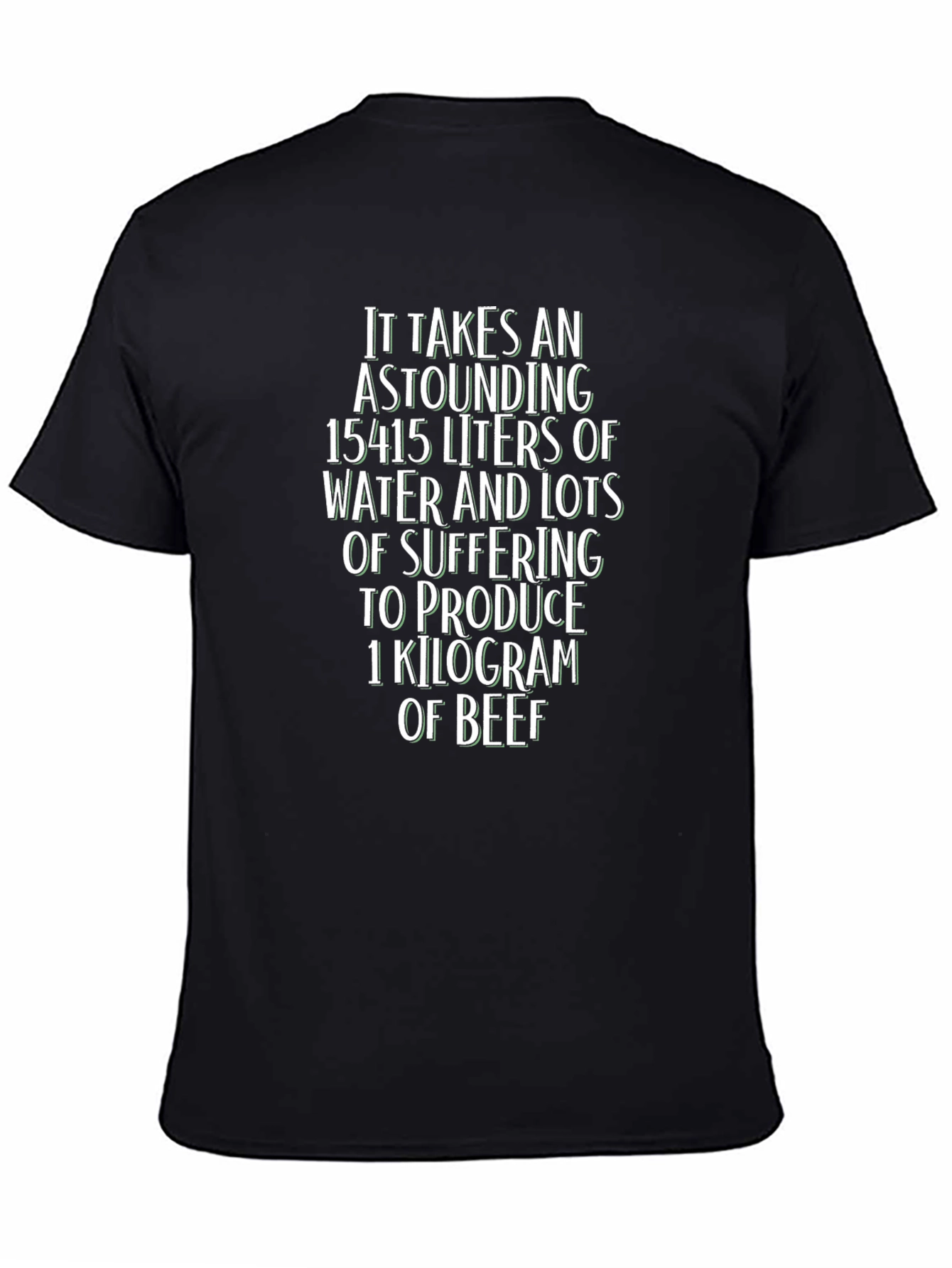 Vegan Awareness T-Shirt: Beef Production Impact