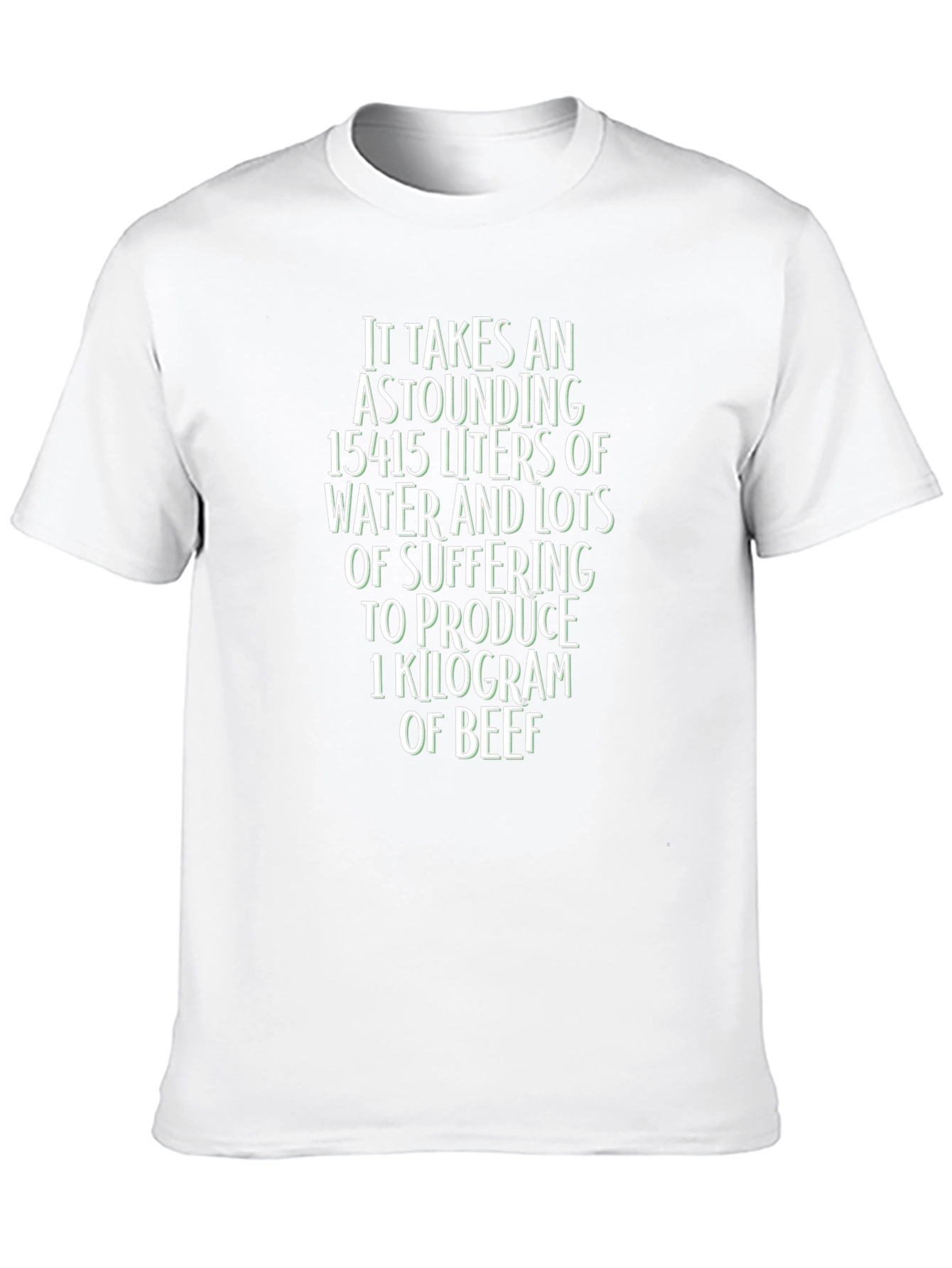 Vegan Awareness T-Shirt: Beef Production Impact