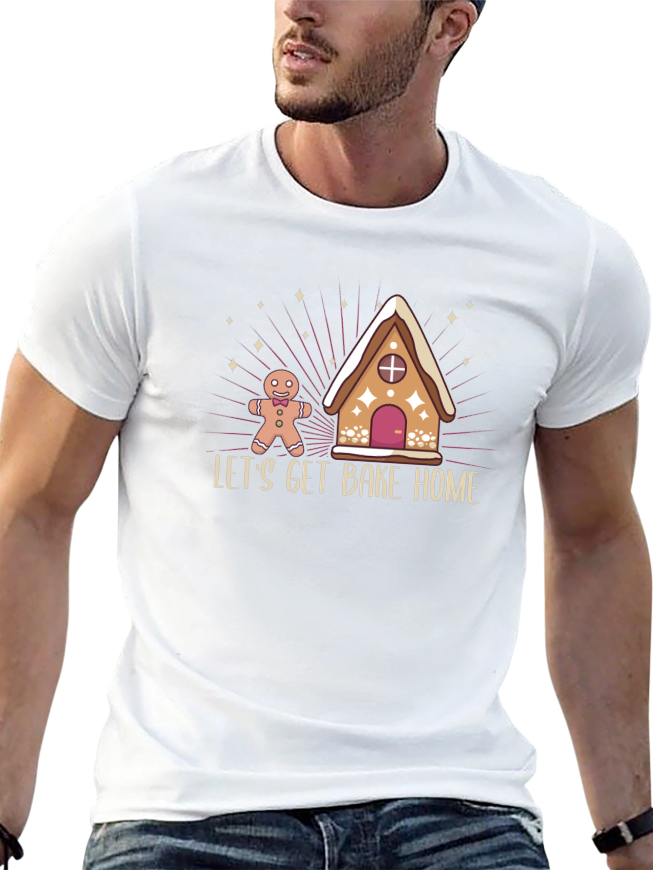 Lets Get Bake Home Christmas Graphic T-Shirt