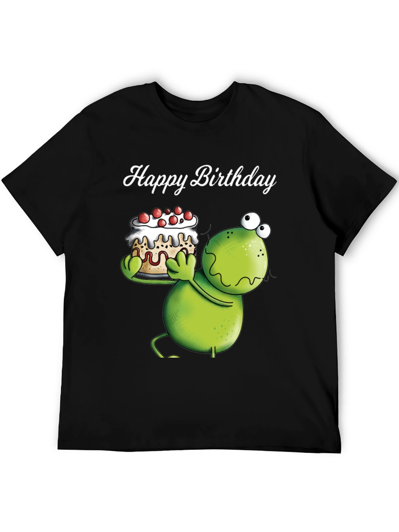 Happy Birthday Frog T-Shirt - Unique Graphic Tee
