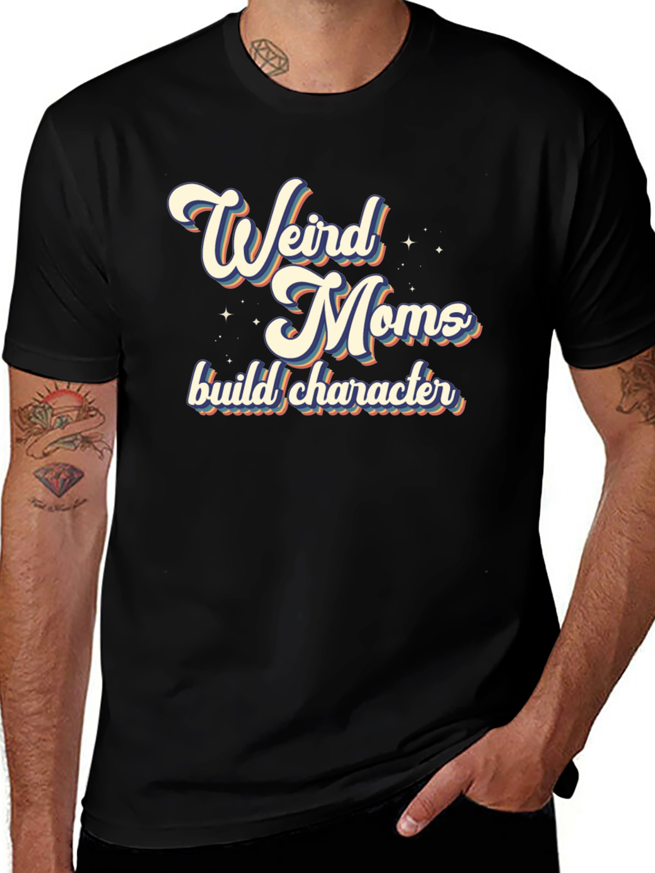 Weird Moms Build Character T-Shirt