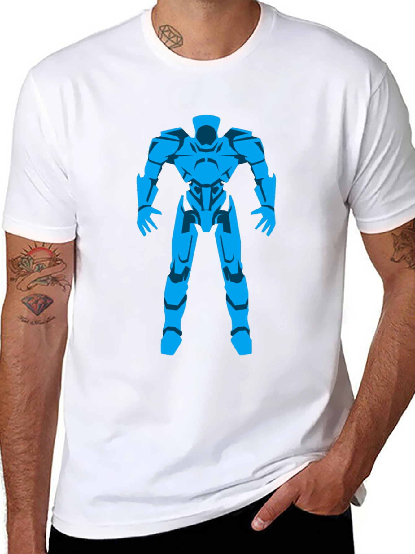 Robot T-Shirt - Cool Sci-Fi Style