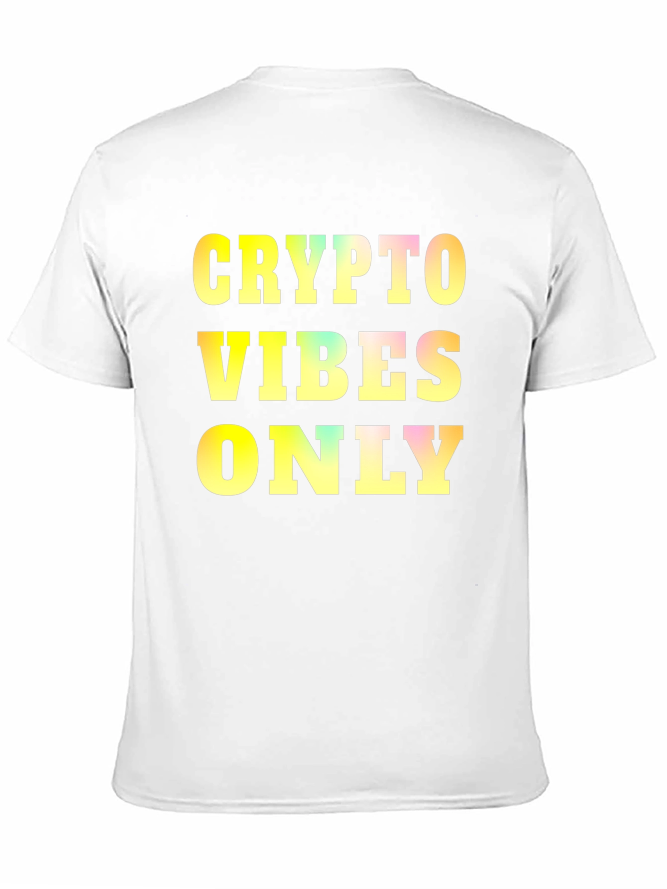 Crypto Vibes Only Graphic Tee - Black