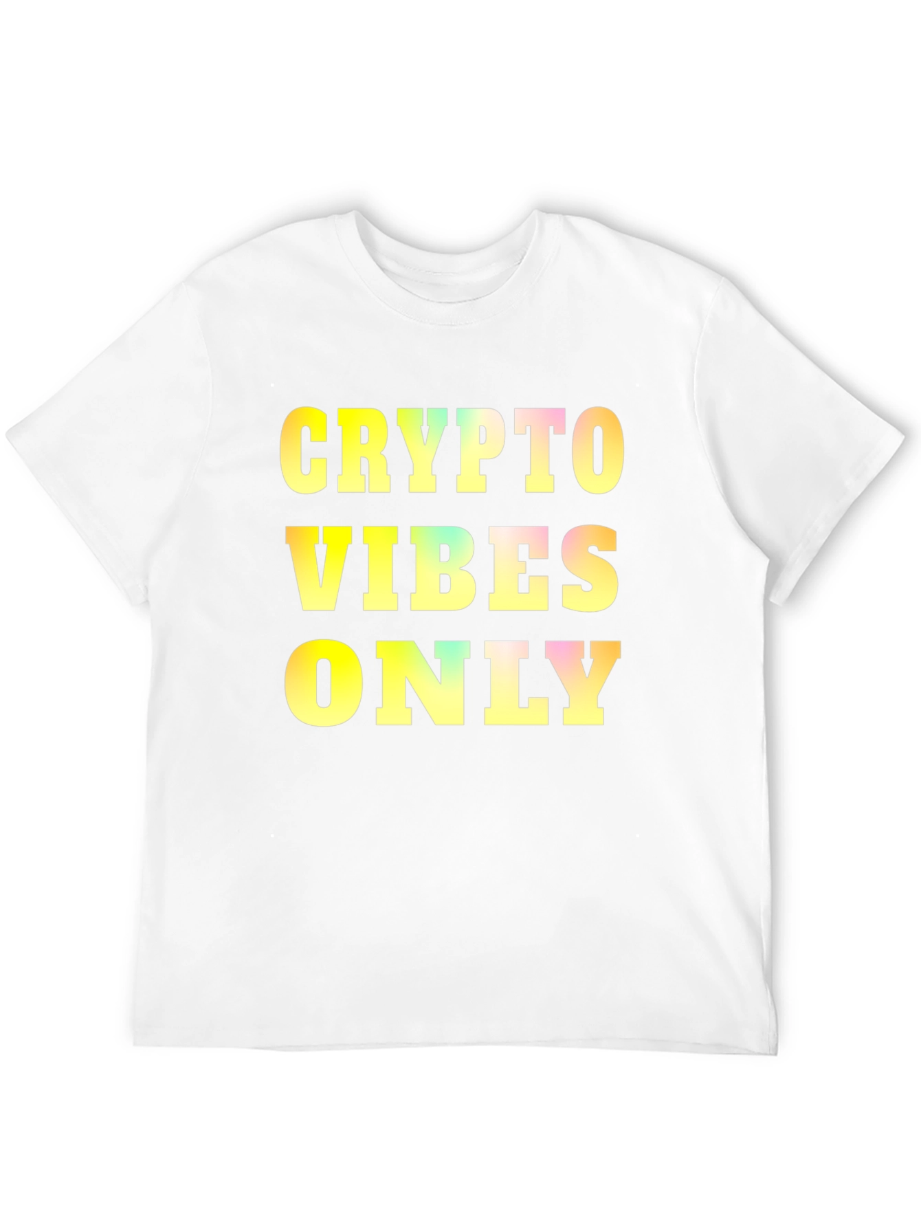 Crypto Vibes Only Graphic Tee - Black
