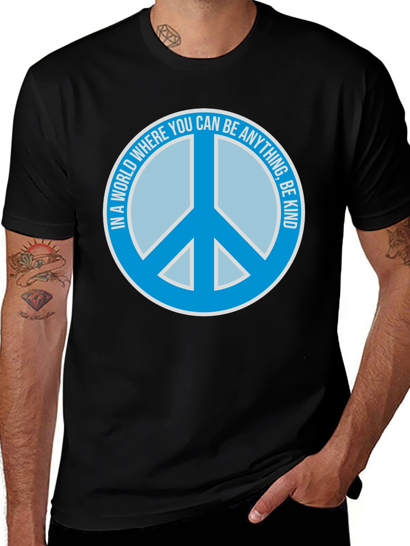 Be Kind Peace Sign T-Shirt