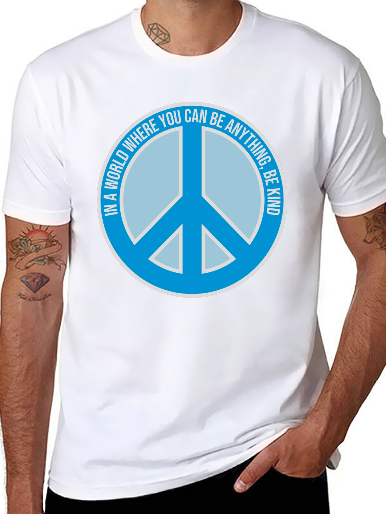 Be Kind Peace Sign T-Shirt