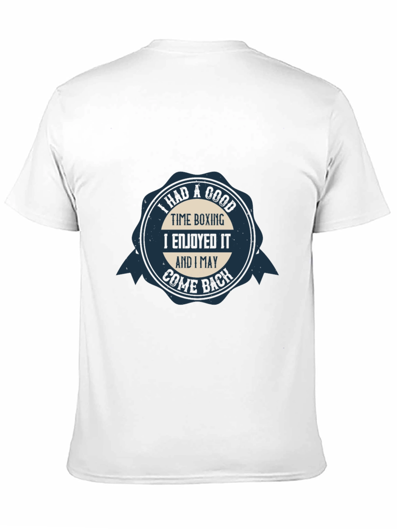 Boxing Time Cotton Tee - I May Come Back