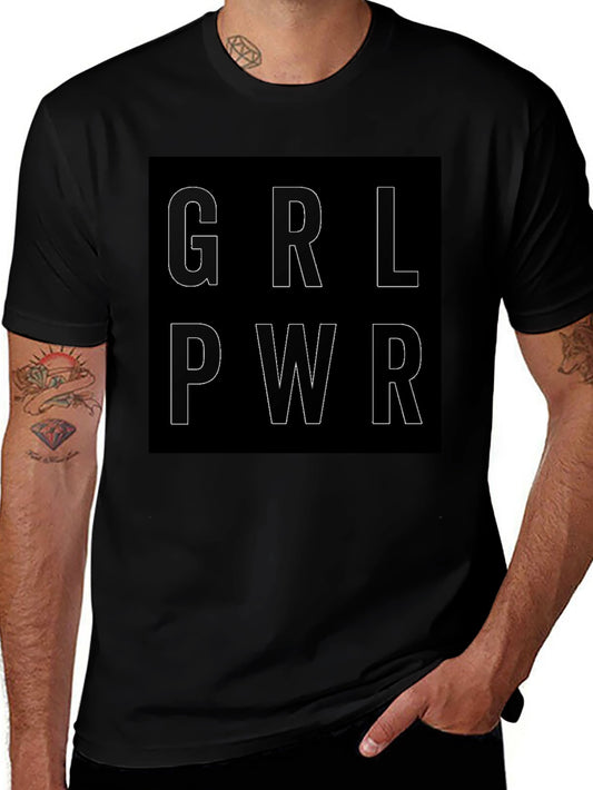 GRL PWR Graphic Tee - Empowering Statement Shirt