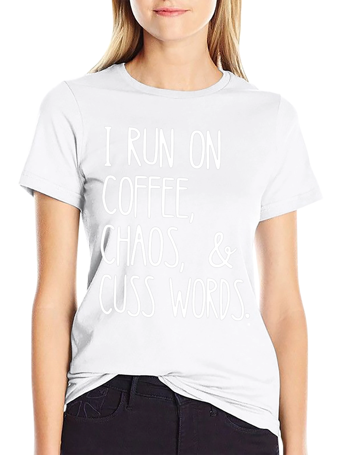 Coffee Chaos & Cuss Words Graphic Tee
