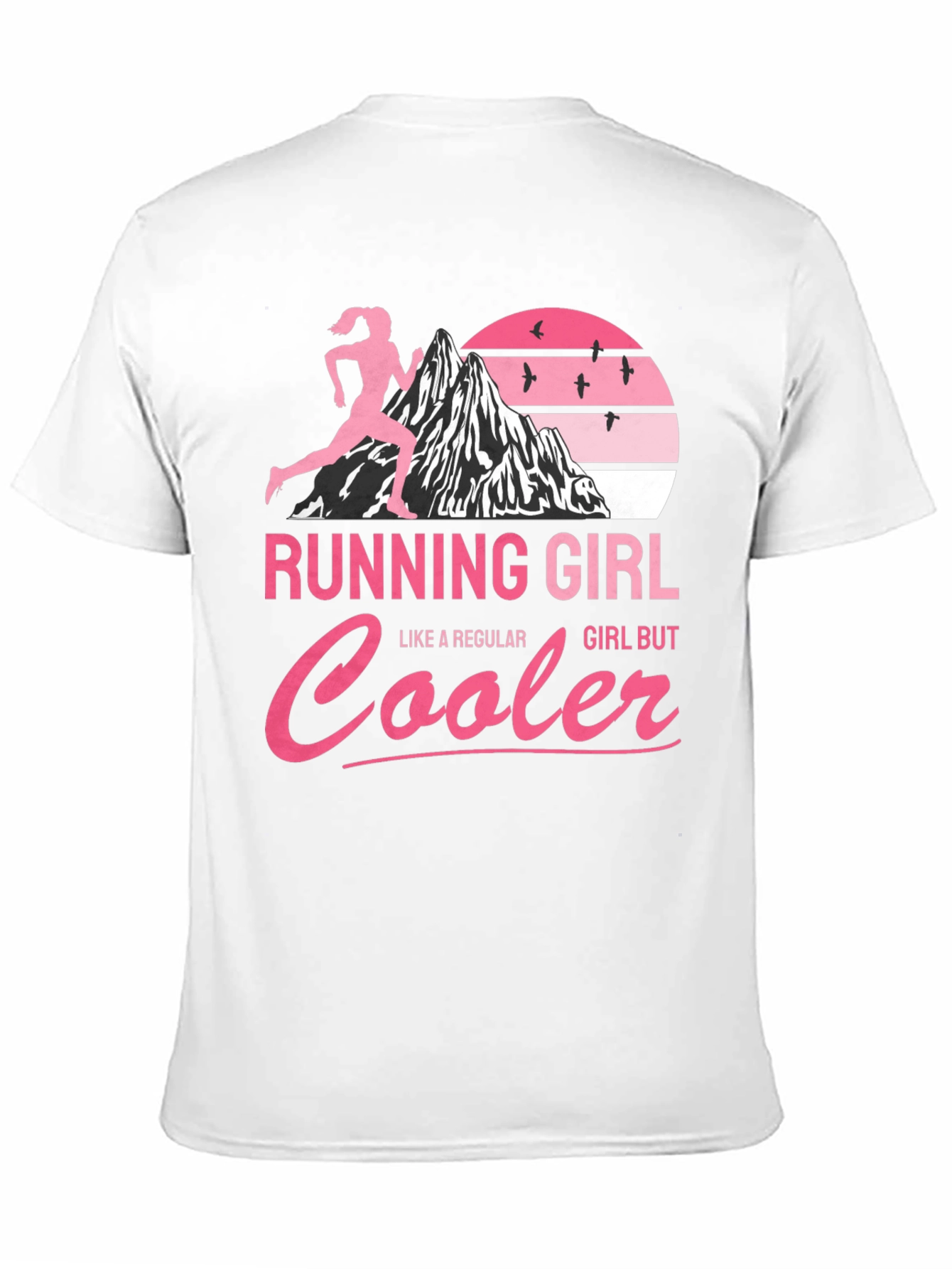 Running Girl T-Shirt - Cool Runner Design