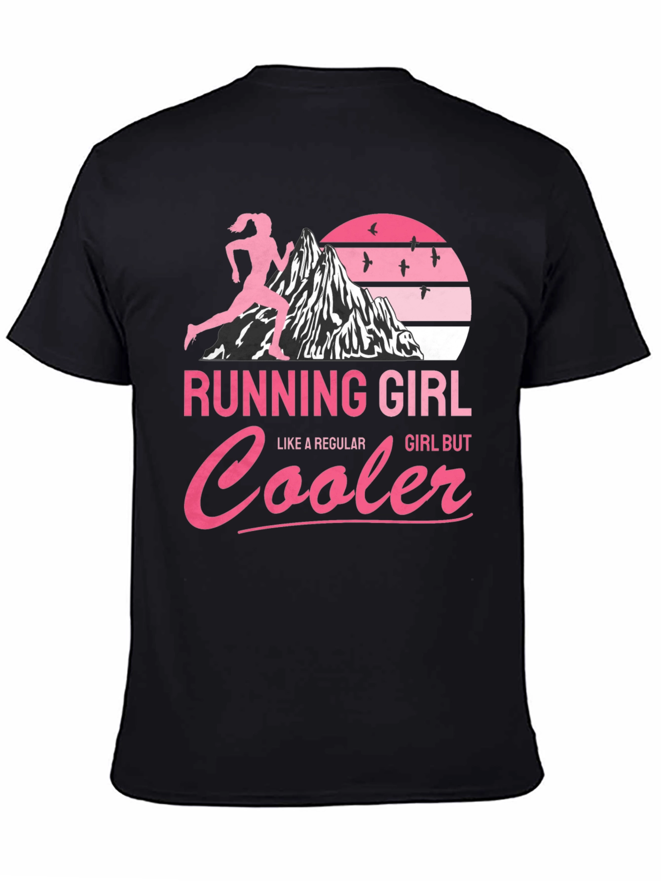 Running Girl T-Shirt - Cool Runner Design
