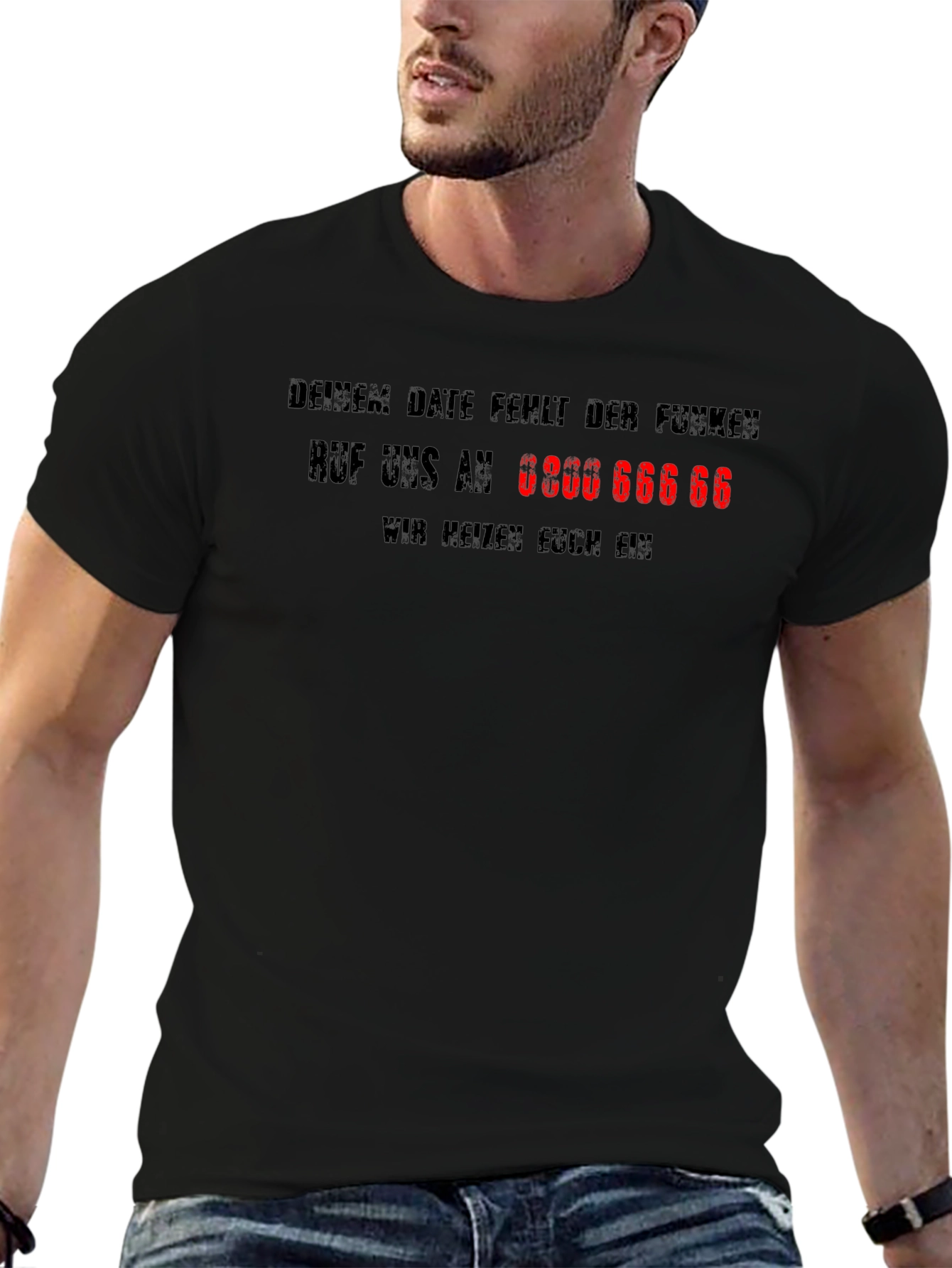 Funny German Slogan T-Shirt - Heizex Euch Ein