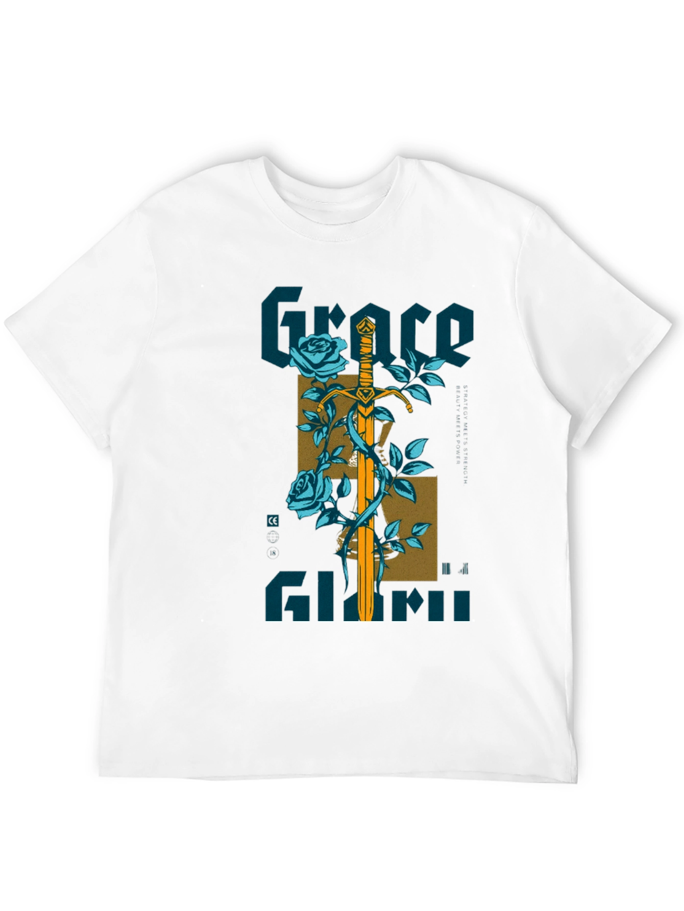 Grace Sword Graphic Tee - Mens Black T-Shirt