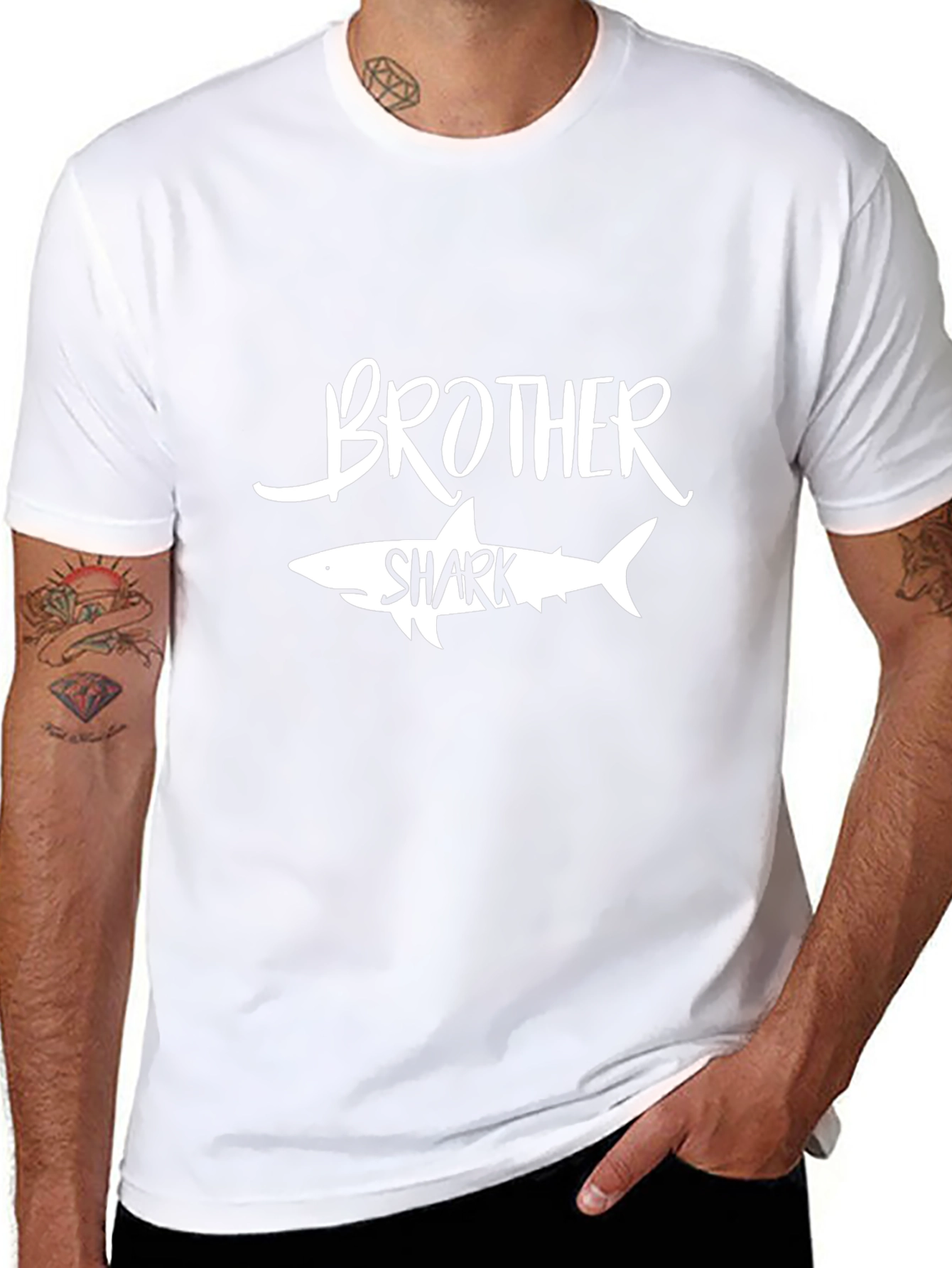 Brother Shark T-Shirt - Family Matching Tee