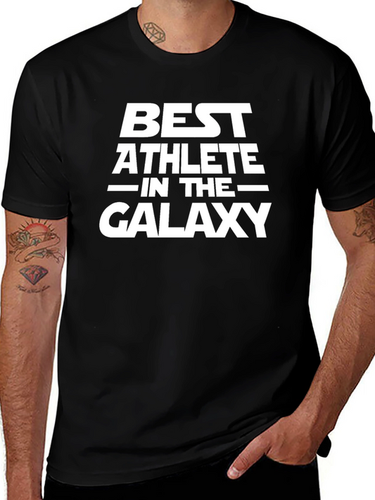 Best Athlete in the Galaxy Black T-Shirt
