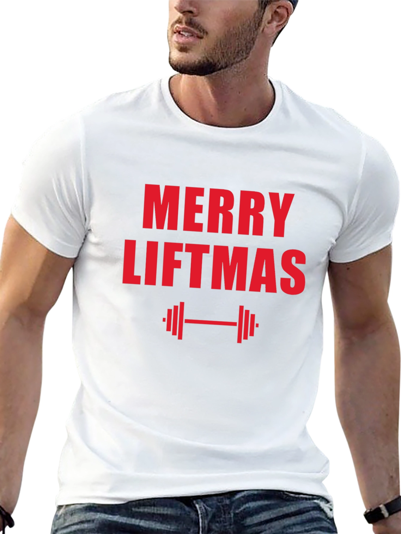 Merry Liftmas Black T-Shirt