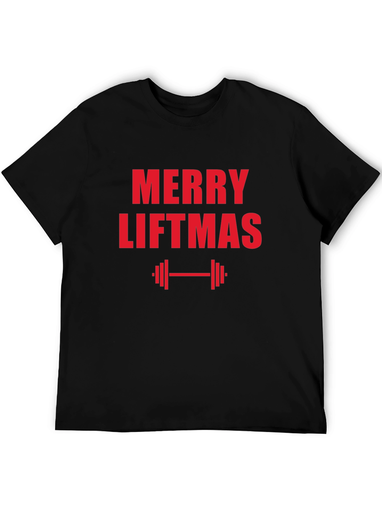 Merry Liftmas Black T-Shirt