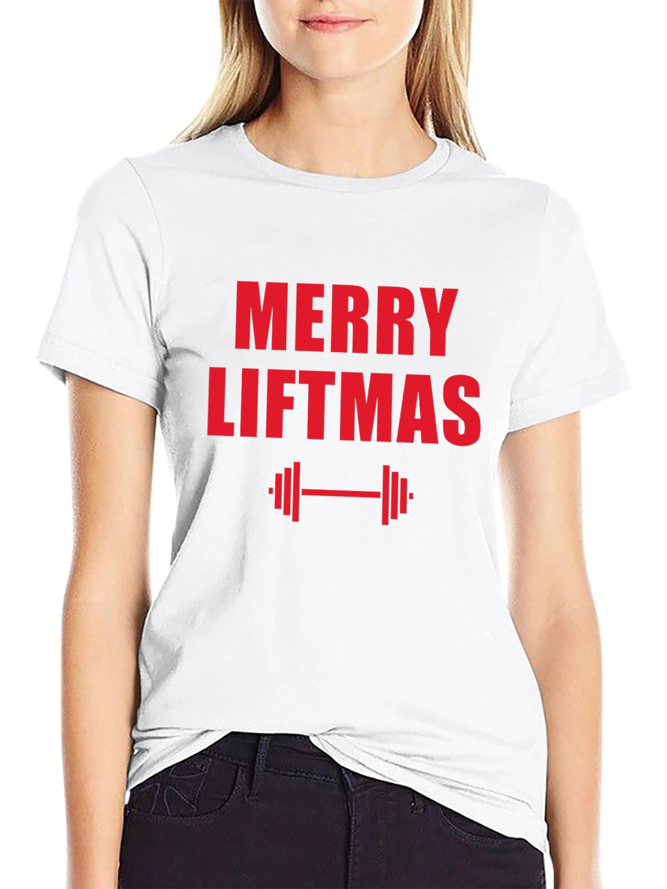 Merry Liftmas Black T-Shirt
