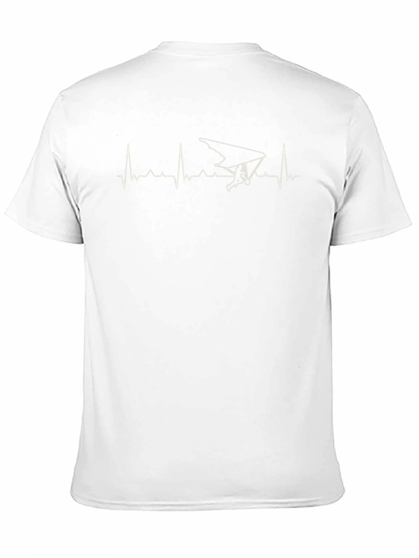 Hang Gliding Heartbeat Graphic T-Shirt