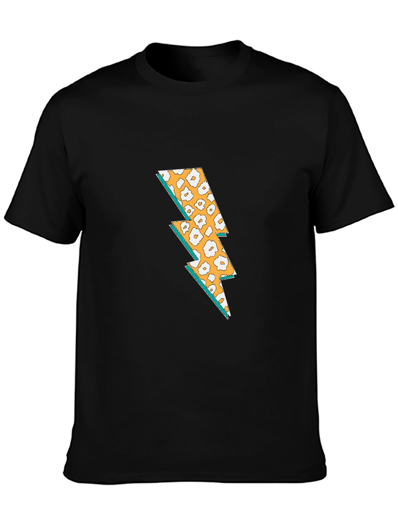 Leopard Lightning Bolt Graphic Tee
