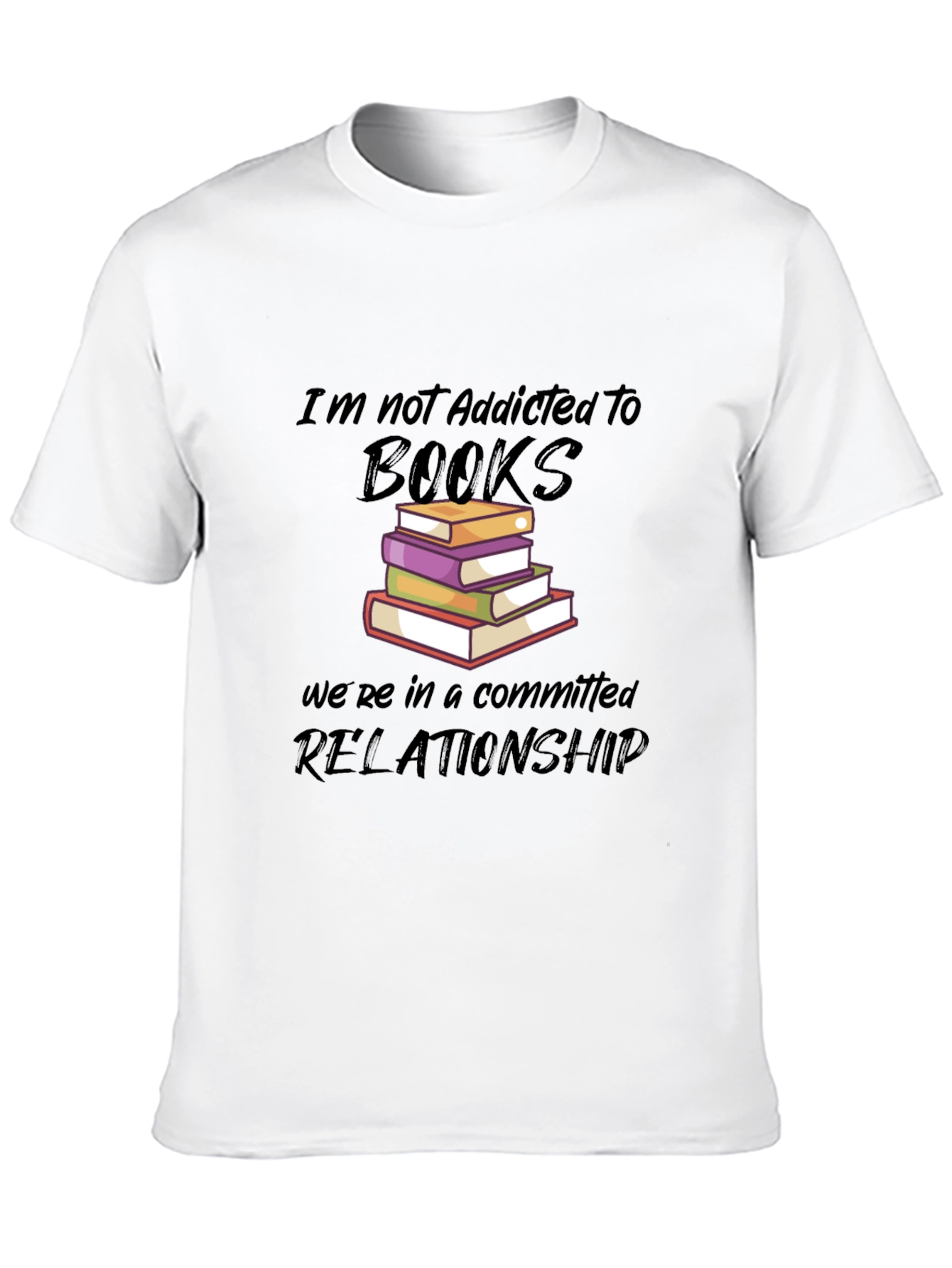 Book Lovers Graphic Tee - Committed Relationship