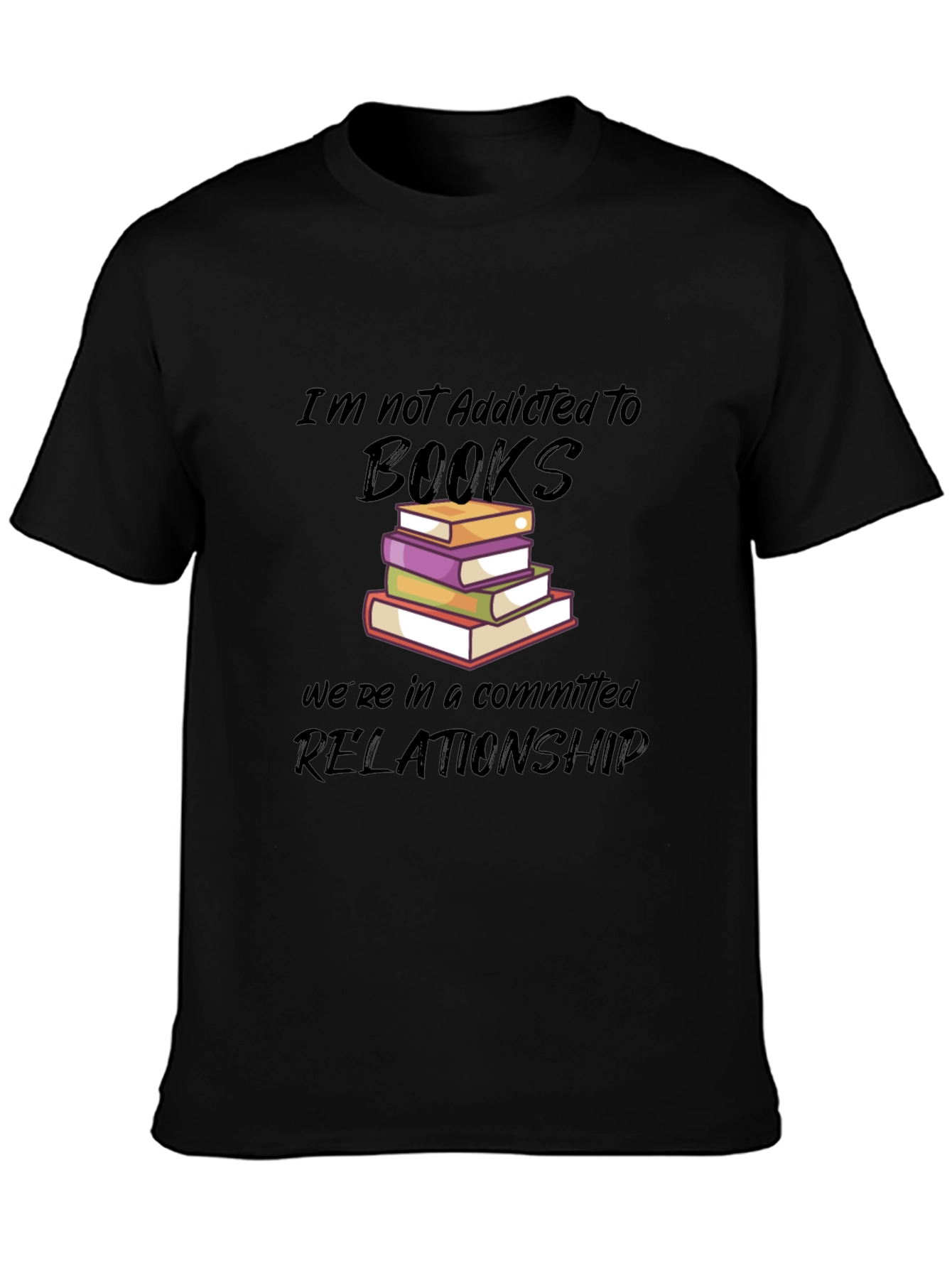 Book Lovers Graphic Tee - Committed Relationship