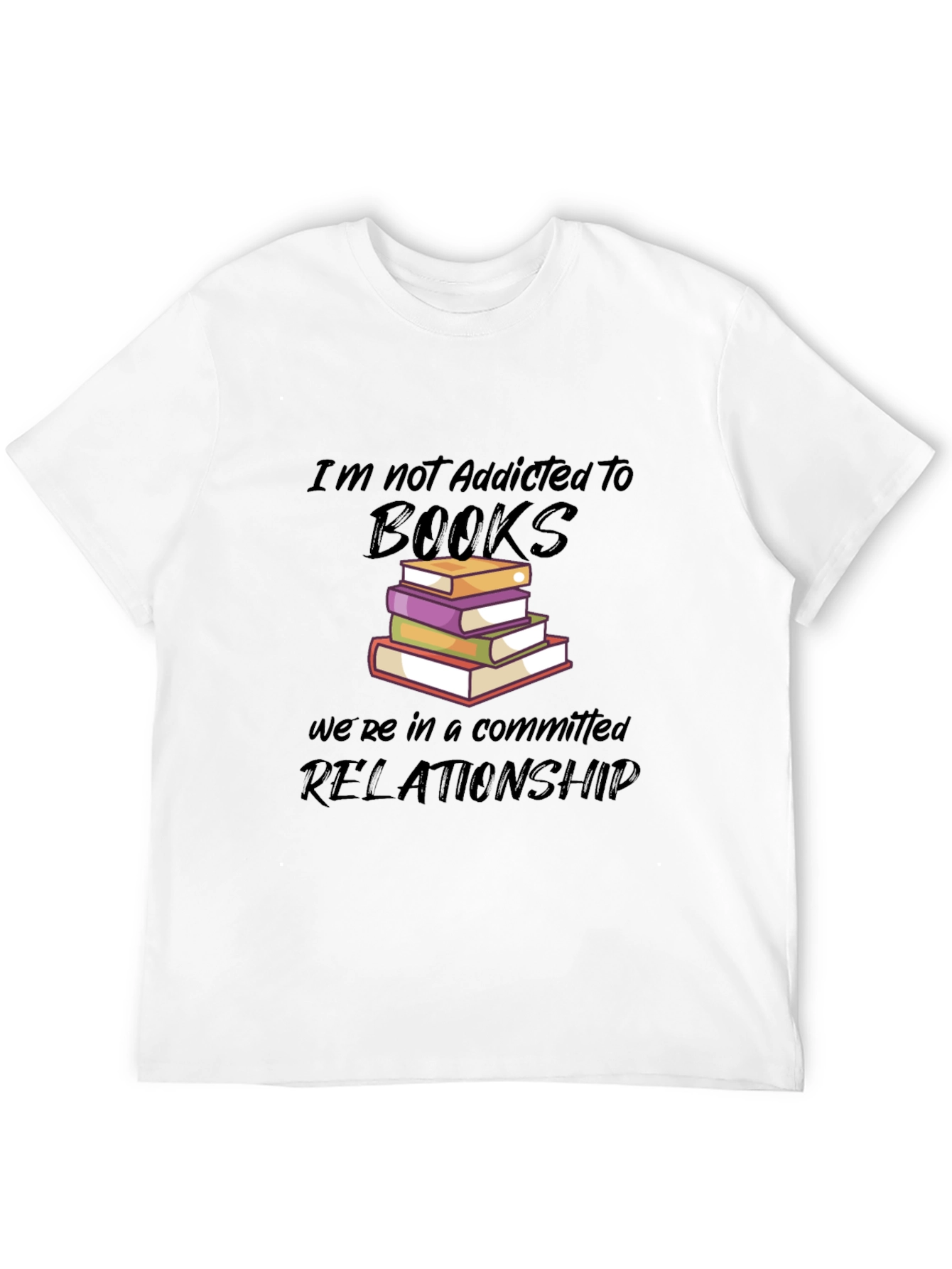 Book Lovers Graphic Tee - Committed Relationship