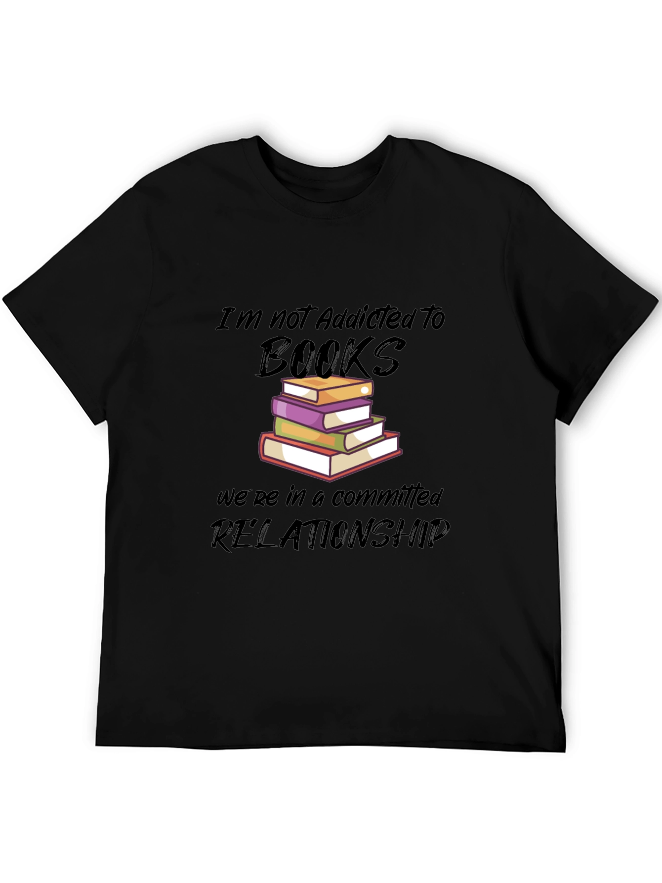 Book Lovers Graphic Tee - Committed Relationship