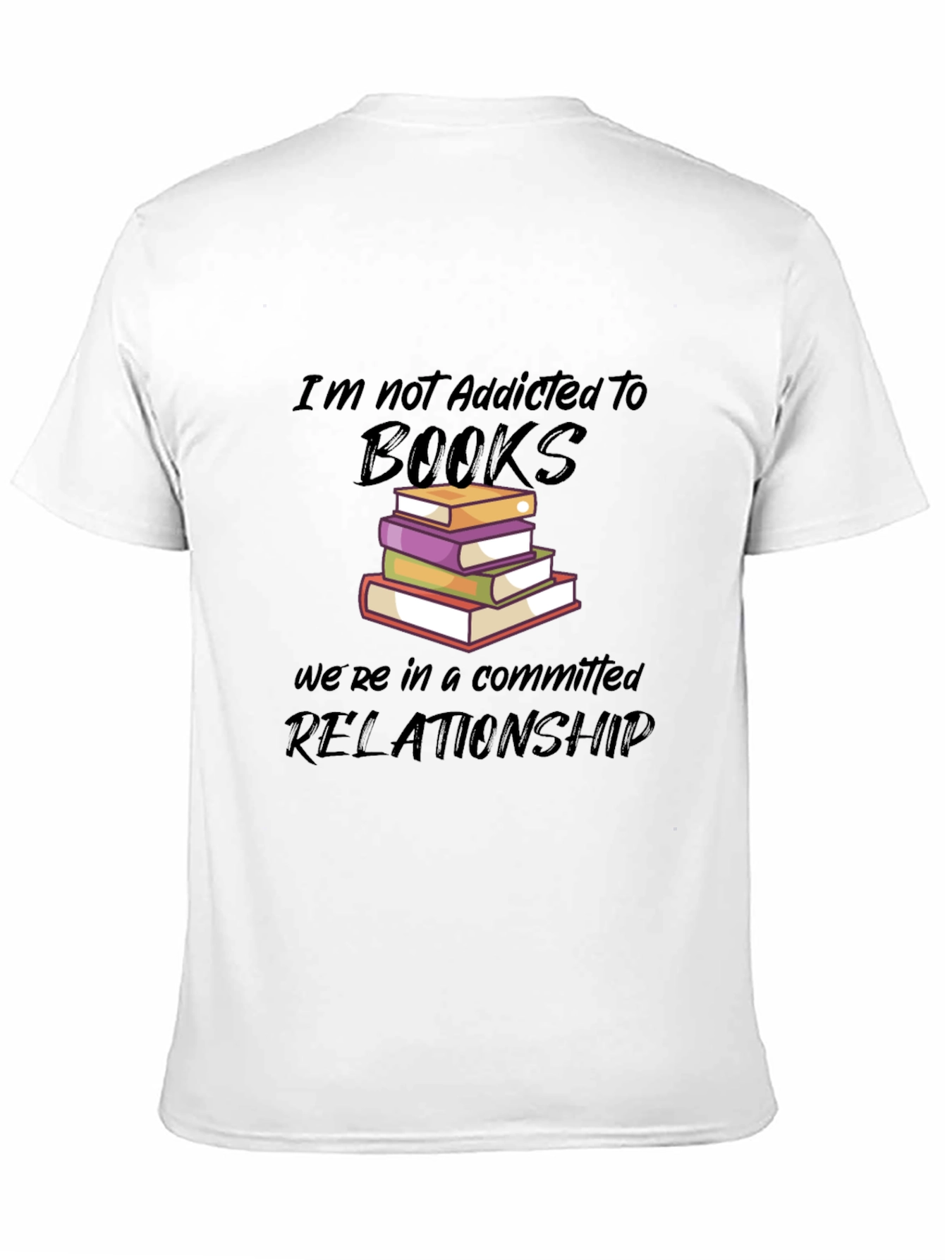 Book Lovers Graphic Tee - Committed Relationship