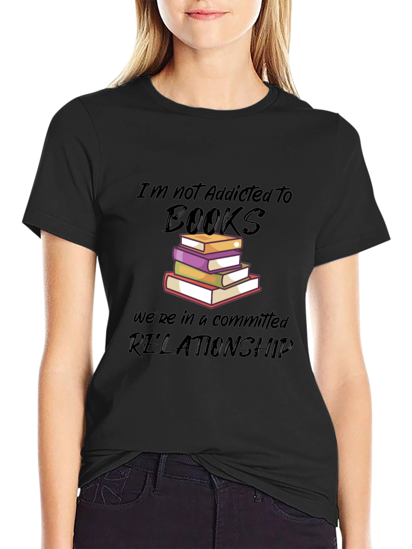 Book Lovers Graphic Tee - Committed Relationship