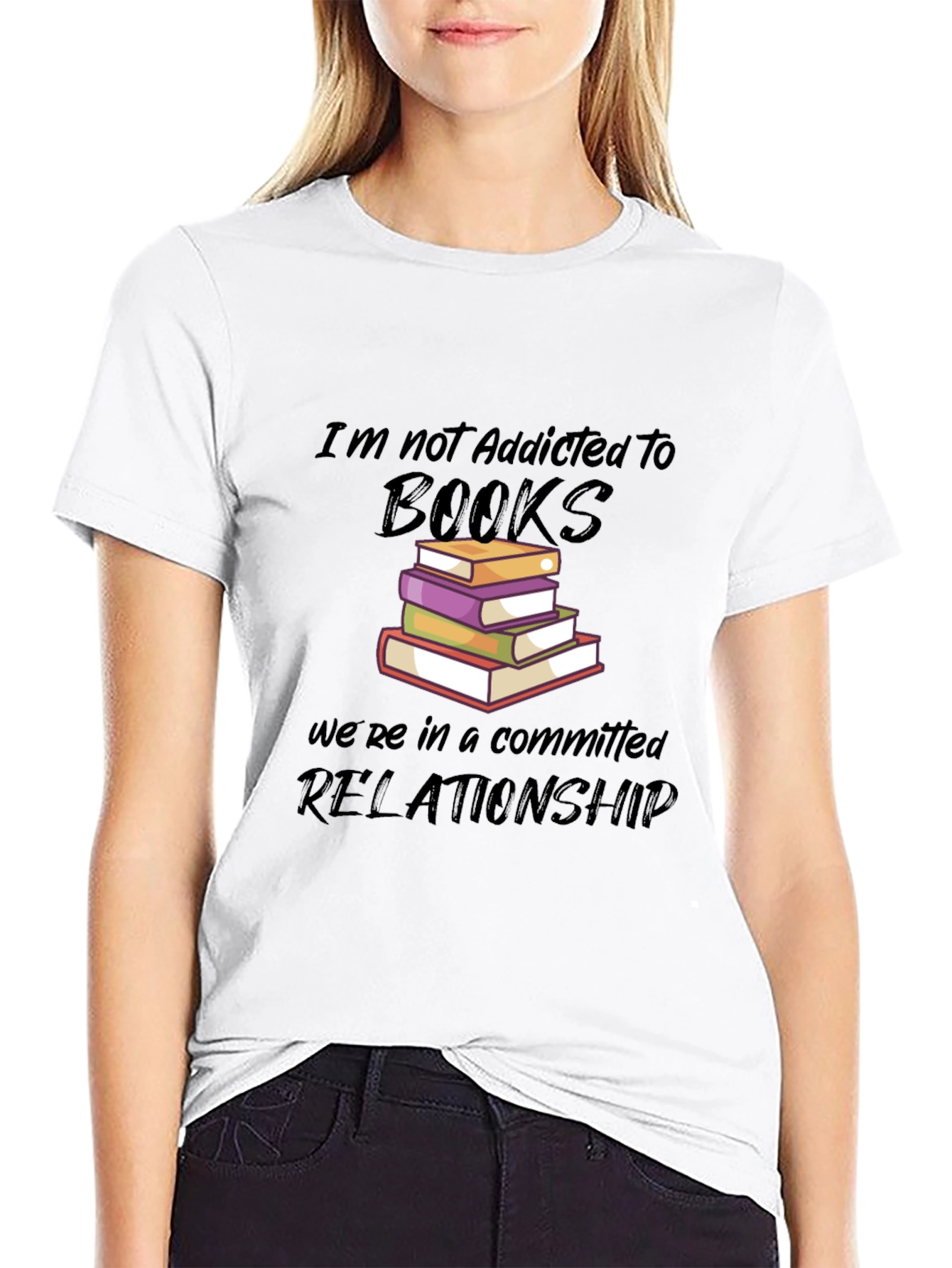 Book Lovers Graphic Tee - Committed Relationship