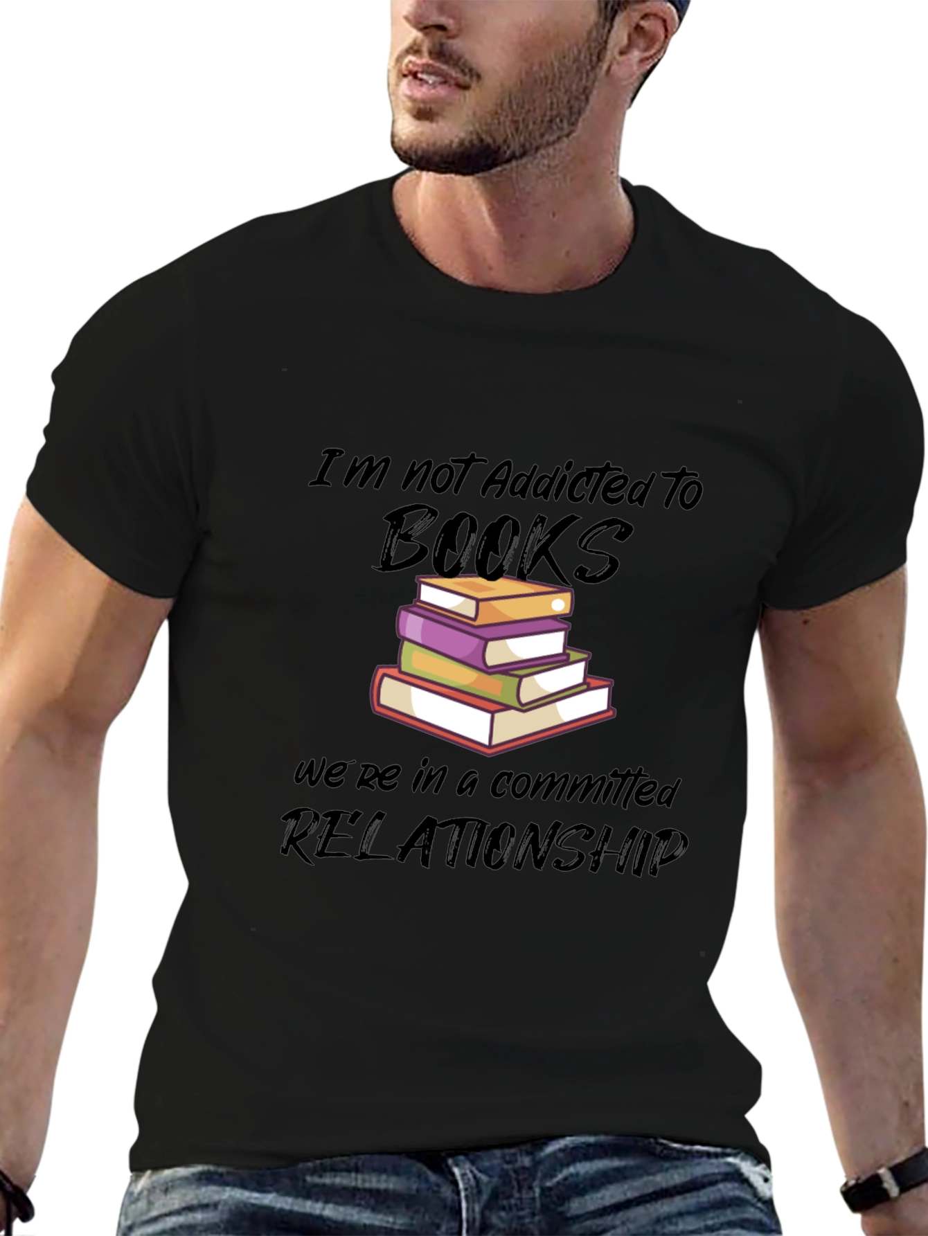 Book Lovers Graphic Tee - Committed Relationship