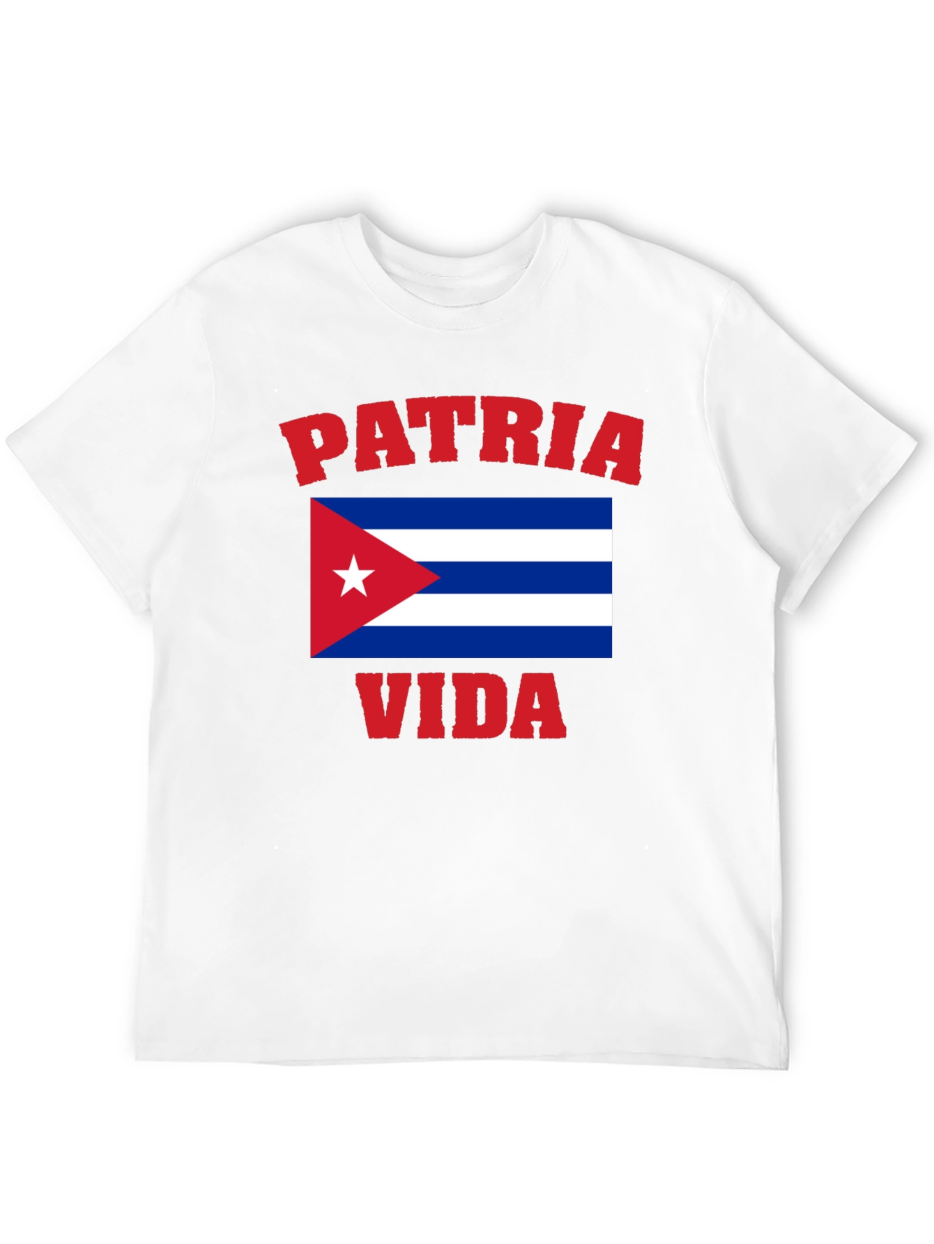 Patria Y Vida Cuba Flag T-Shirt