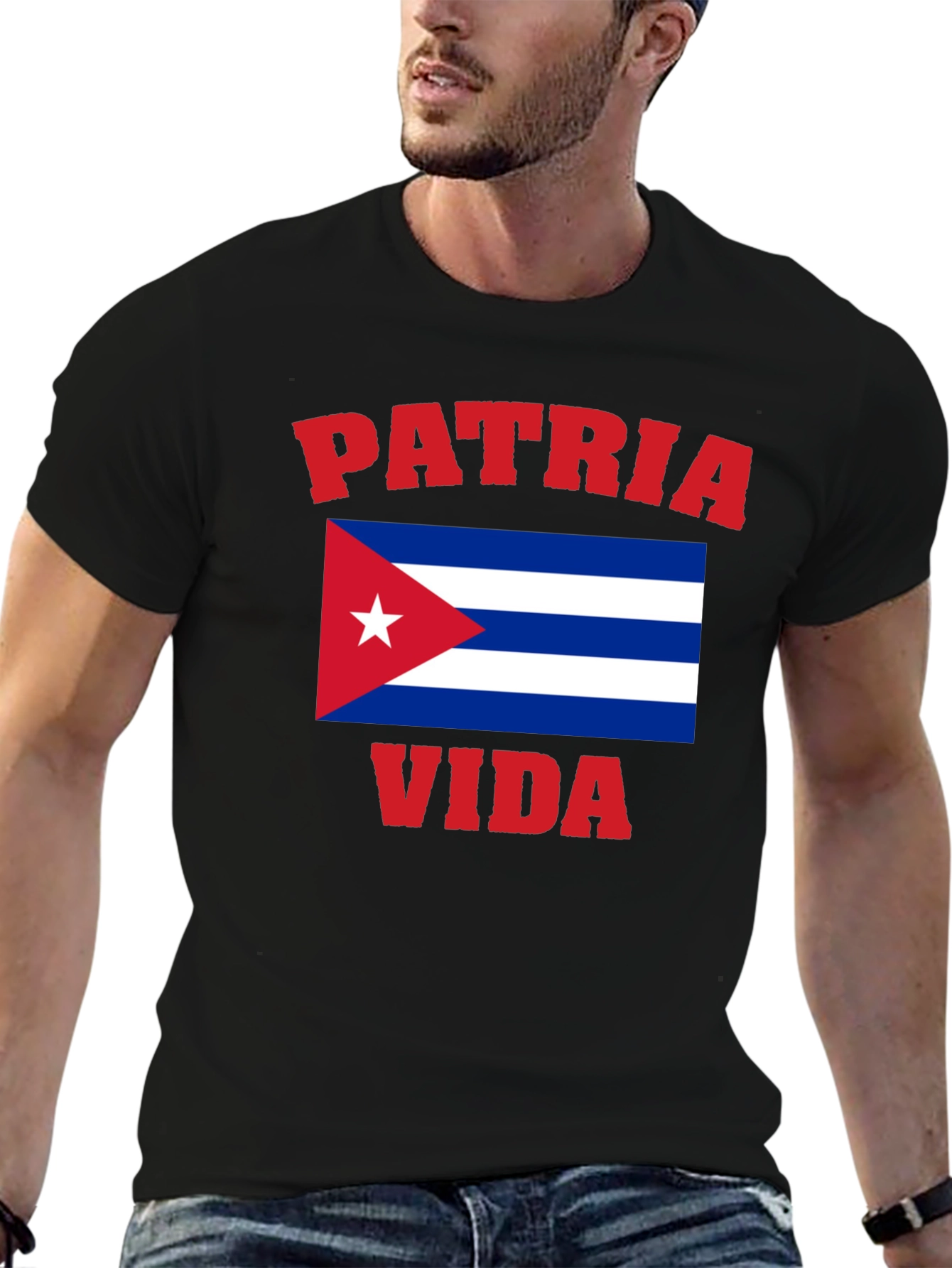 Patria Y Vida Cuba Flag T-Shirt