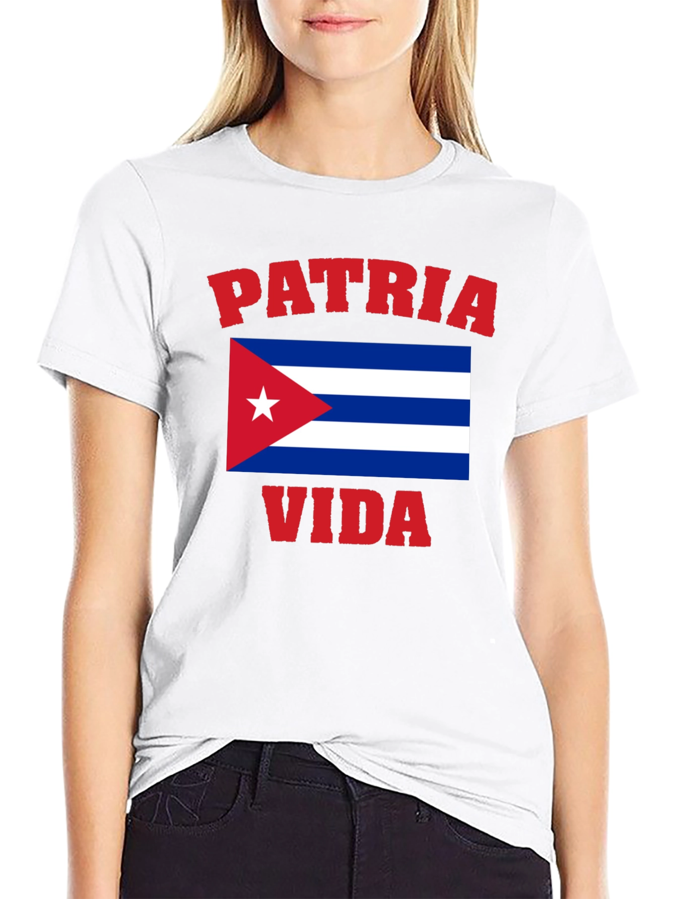 Patria Y Vida Cuba Flag T-Shirt