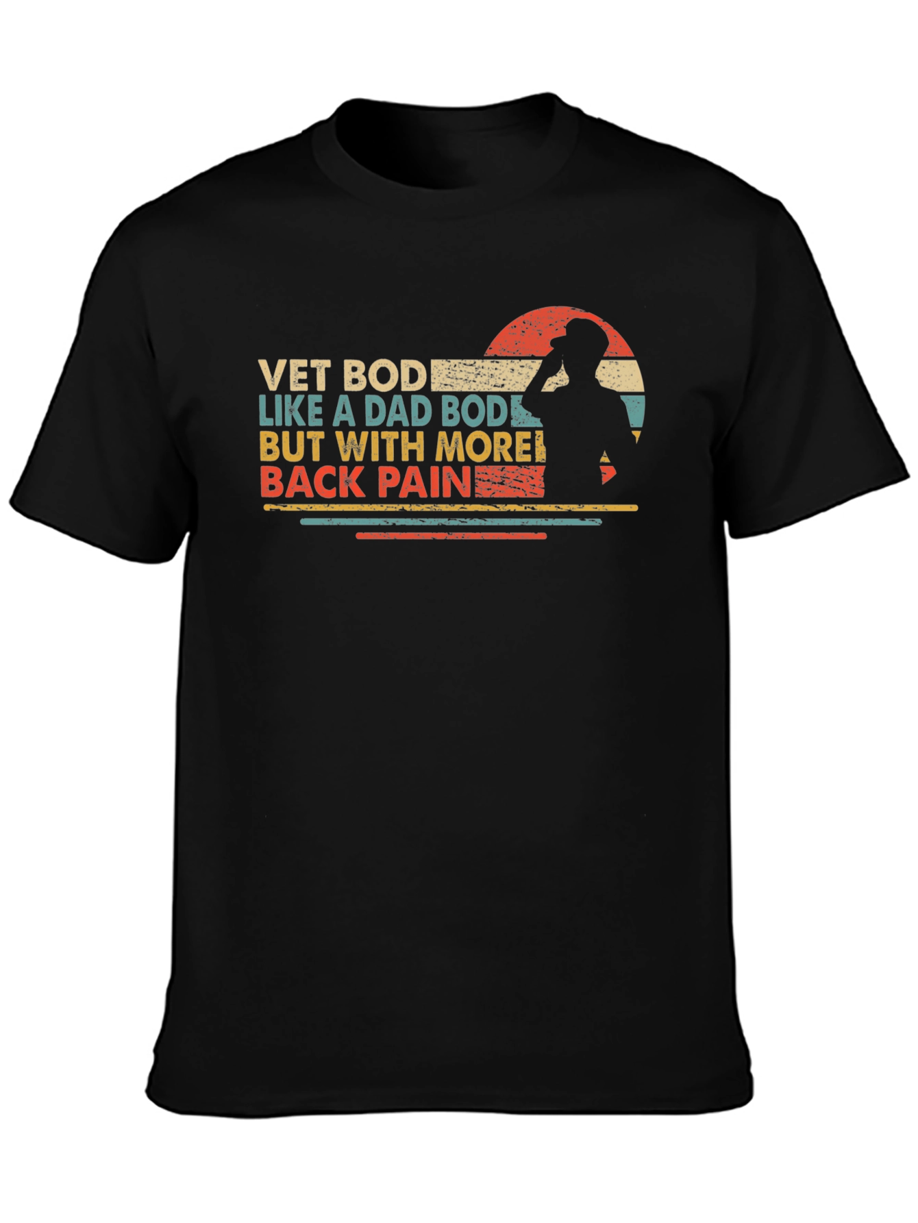 Vet Bod Like a Dad Bod Funny T-Shirt