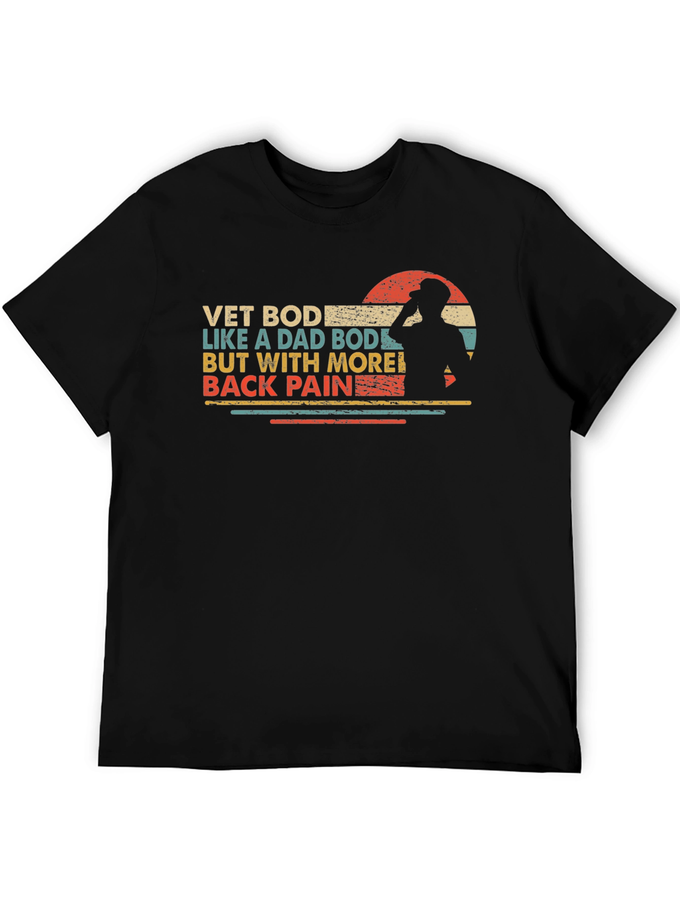 Vet Bod Like a Dad Bod Funny T-Shirt
