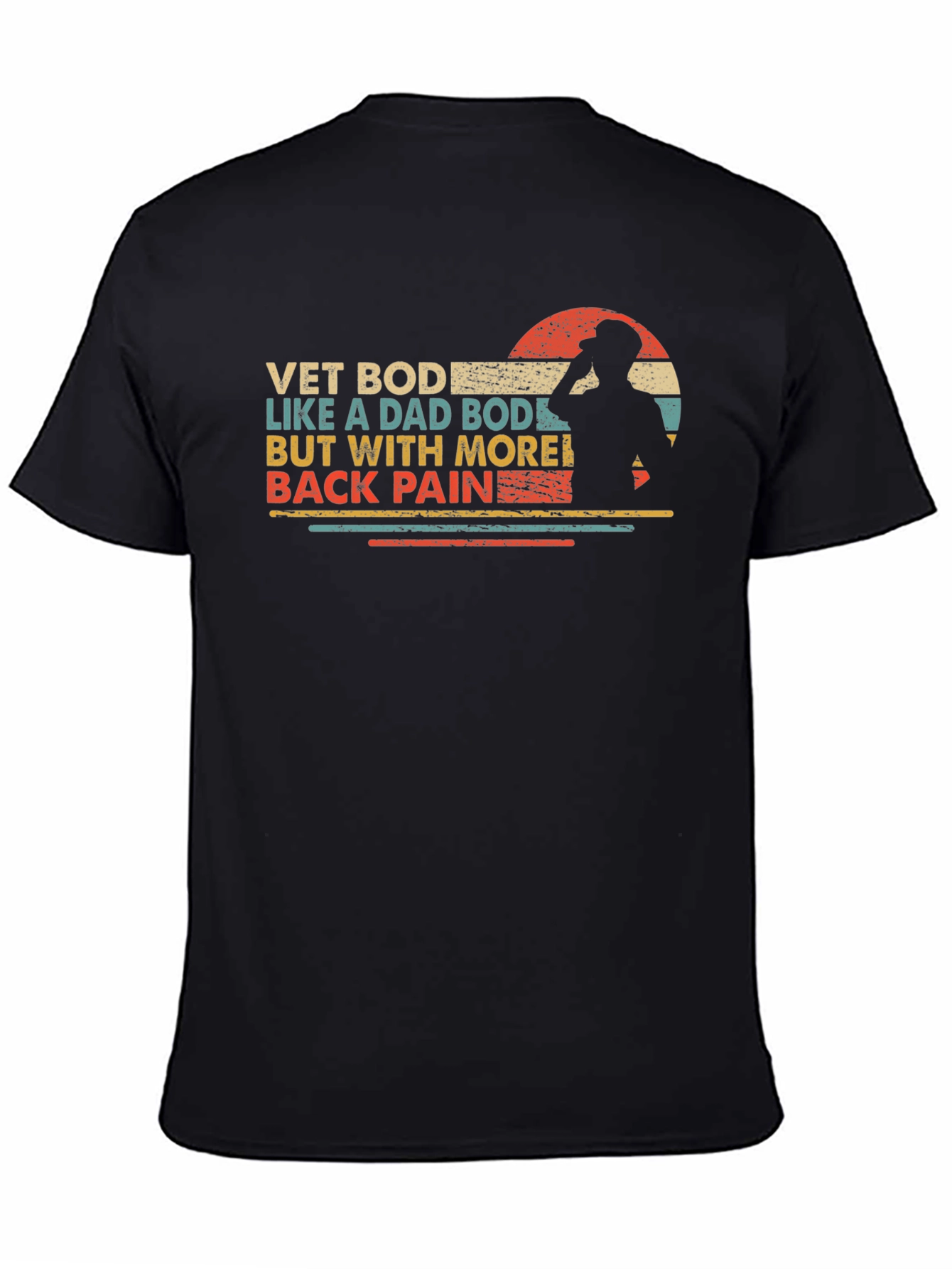 Vet Bod Like a Dad Bod Funny T-Shirt